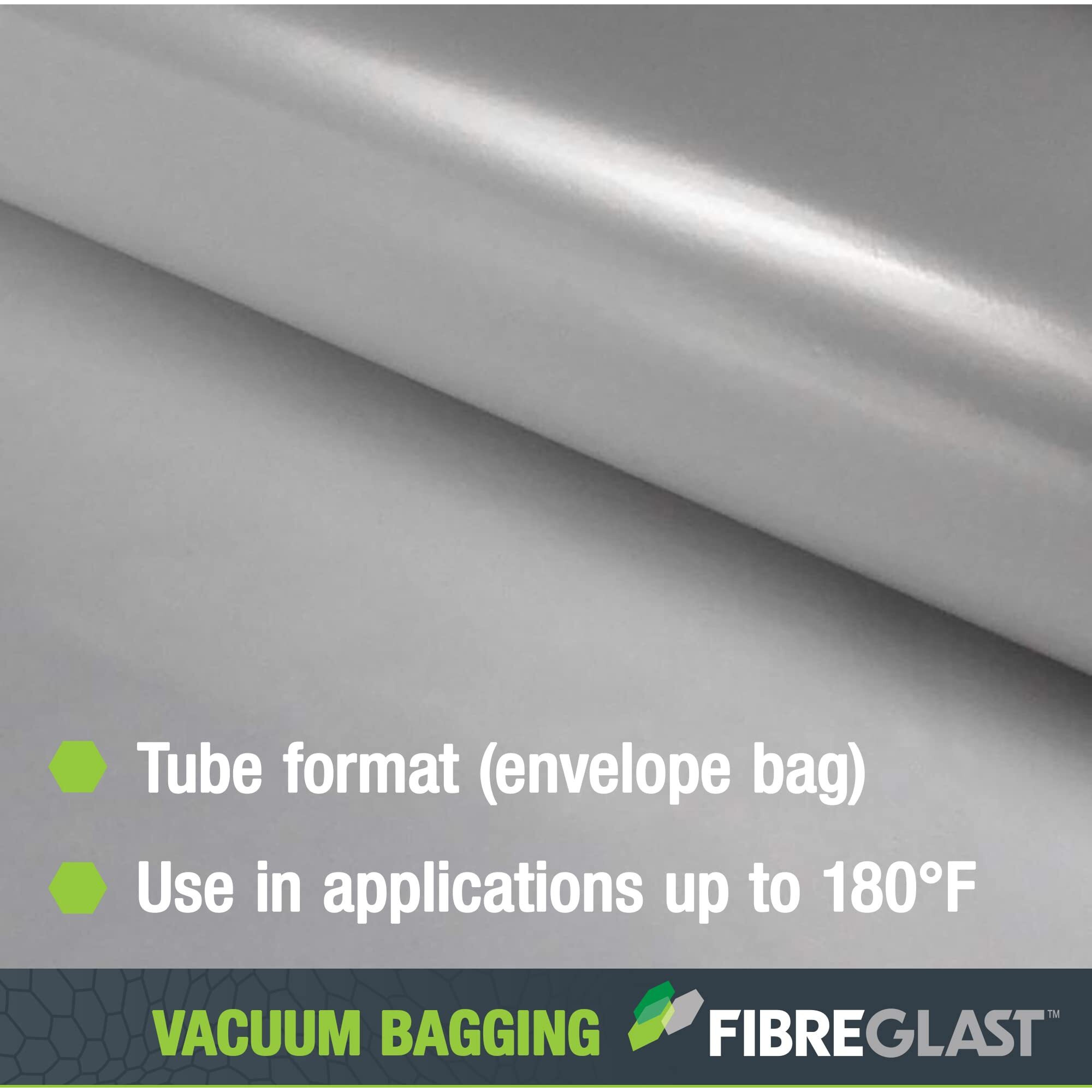 Fibre Glast Vac Bag Film  1 Yard  Affordable - Elite Lab Vacuum Bagging Supplies  Degassing Chambers & Vac Purge Kits - Seal & Stabilize Carbon  Fiberglass  Epoxy  Resin Composites - Made In Usa