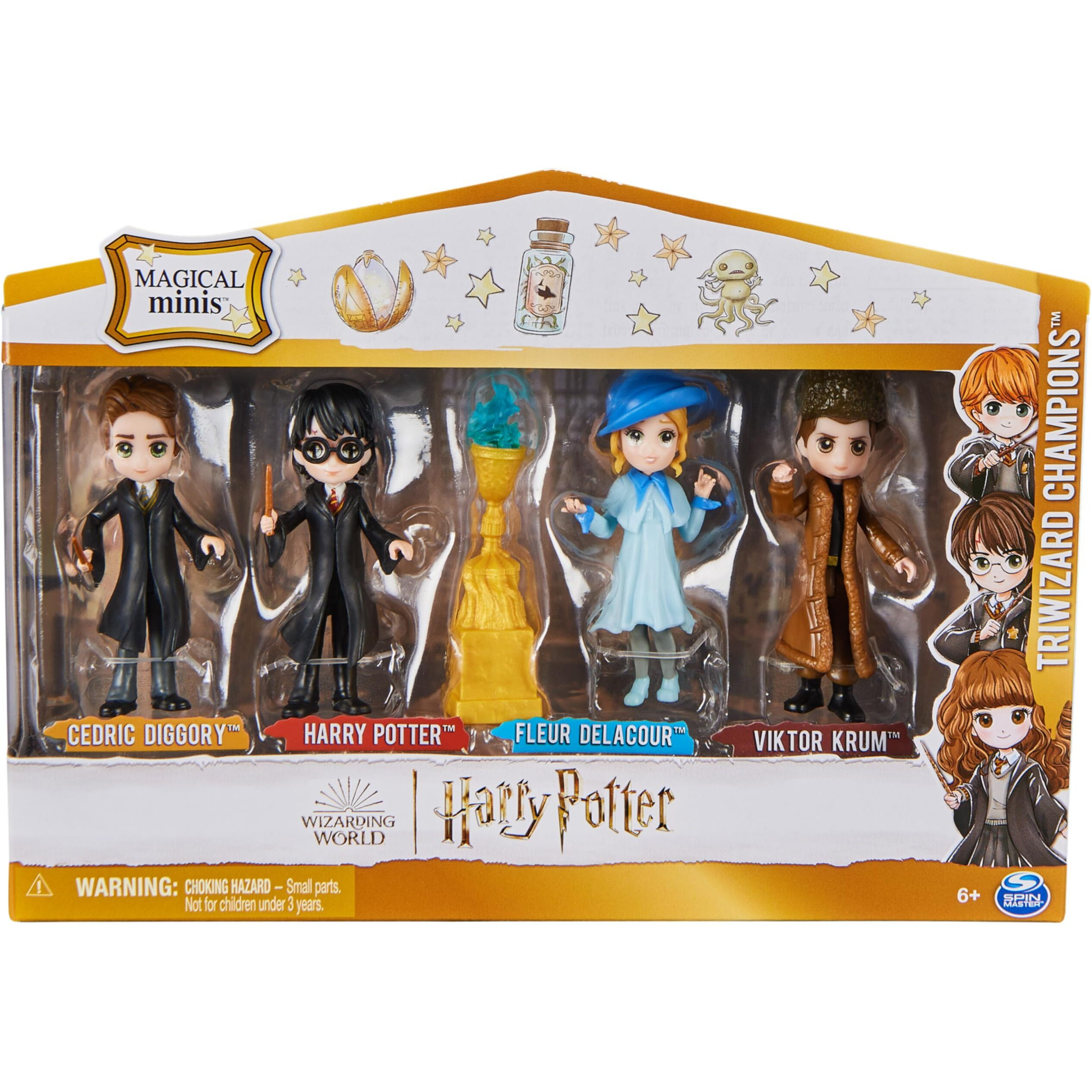Wizarding World Harry Potter  Magical Minis Triwizard Champions Gift Set With 4 Figures And Goblet Of Fire Accessory  Kids Toys For Ages 6 And Up