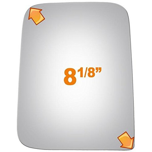 Burco 2267 Driver Side Replacement Mirror Glass For 1987-2002 Jeep Tj  1987-2002 Jeep Wrangler