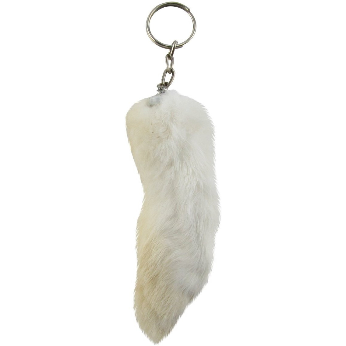 Treasure Gurus Real Rabbit Fur Rabbits Foot Car Keychain