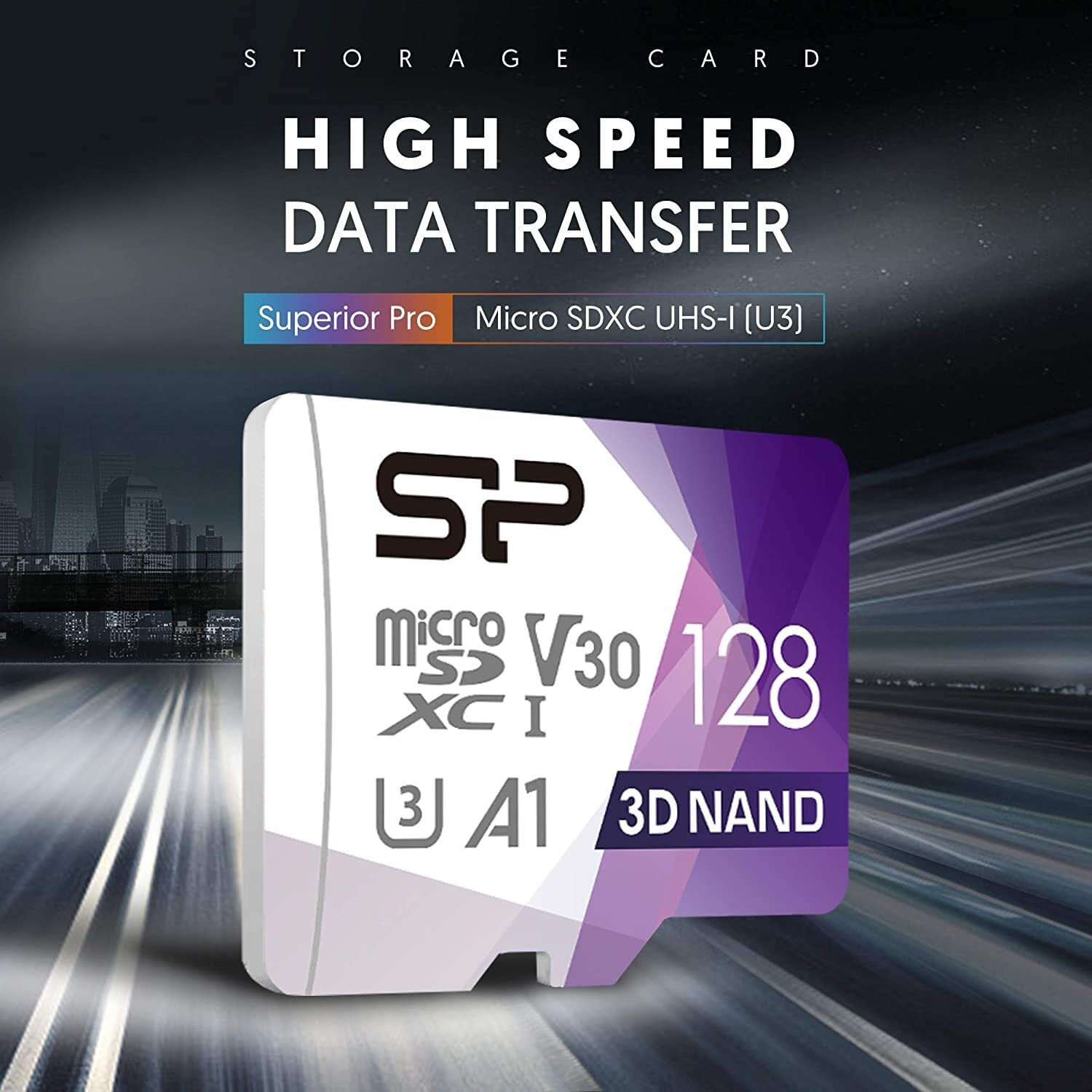 Silicon Power 128Gb Micro Sd Card U3 Sdxc Up To 100Mb/S High Speed Memory Card For Cams  Dji Pocket And Drones