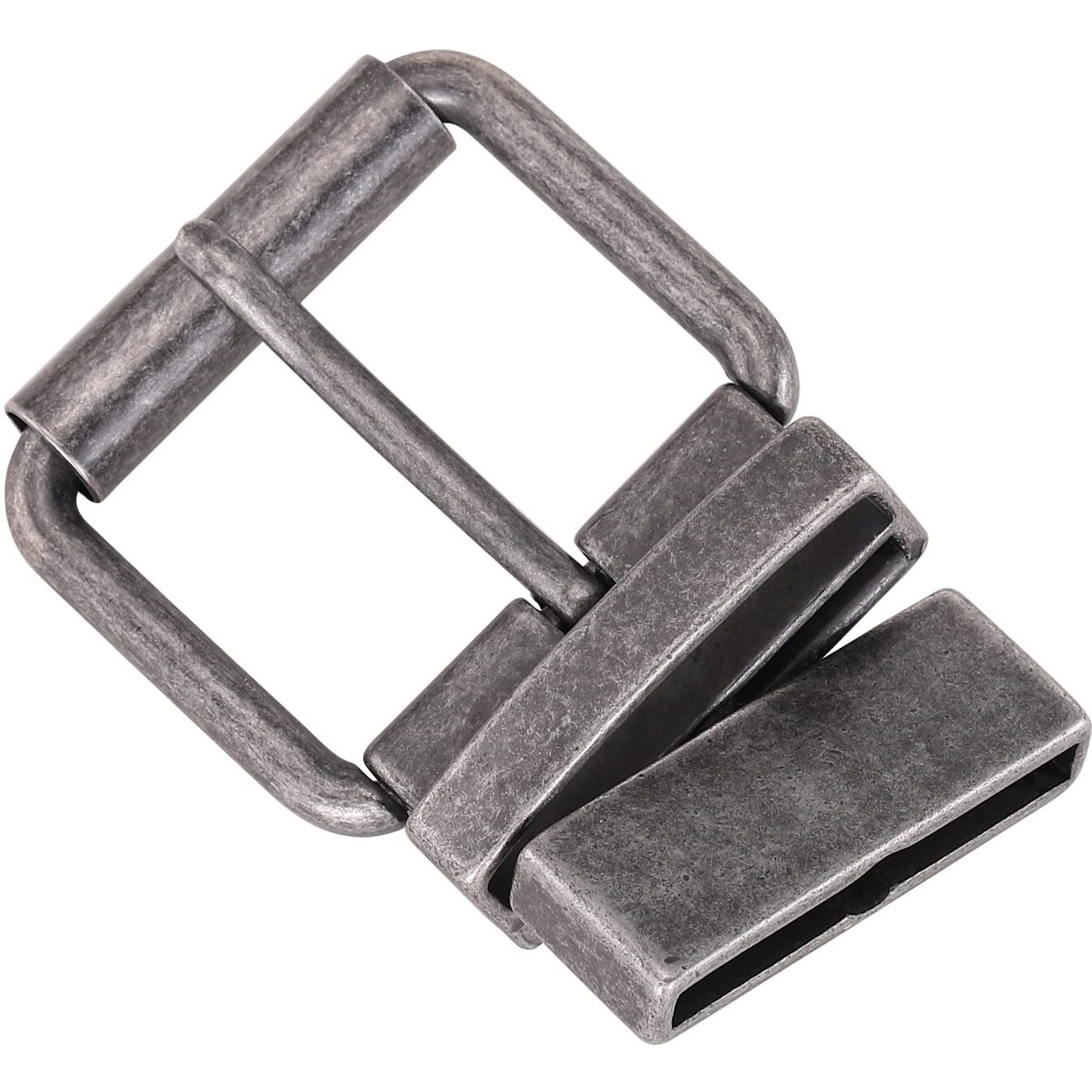 Djcaizyy 1.57"" (38Mm-40Mm) Reversible Belt Buckle Replacement Belt Buckle Antique Silver
