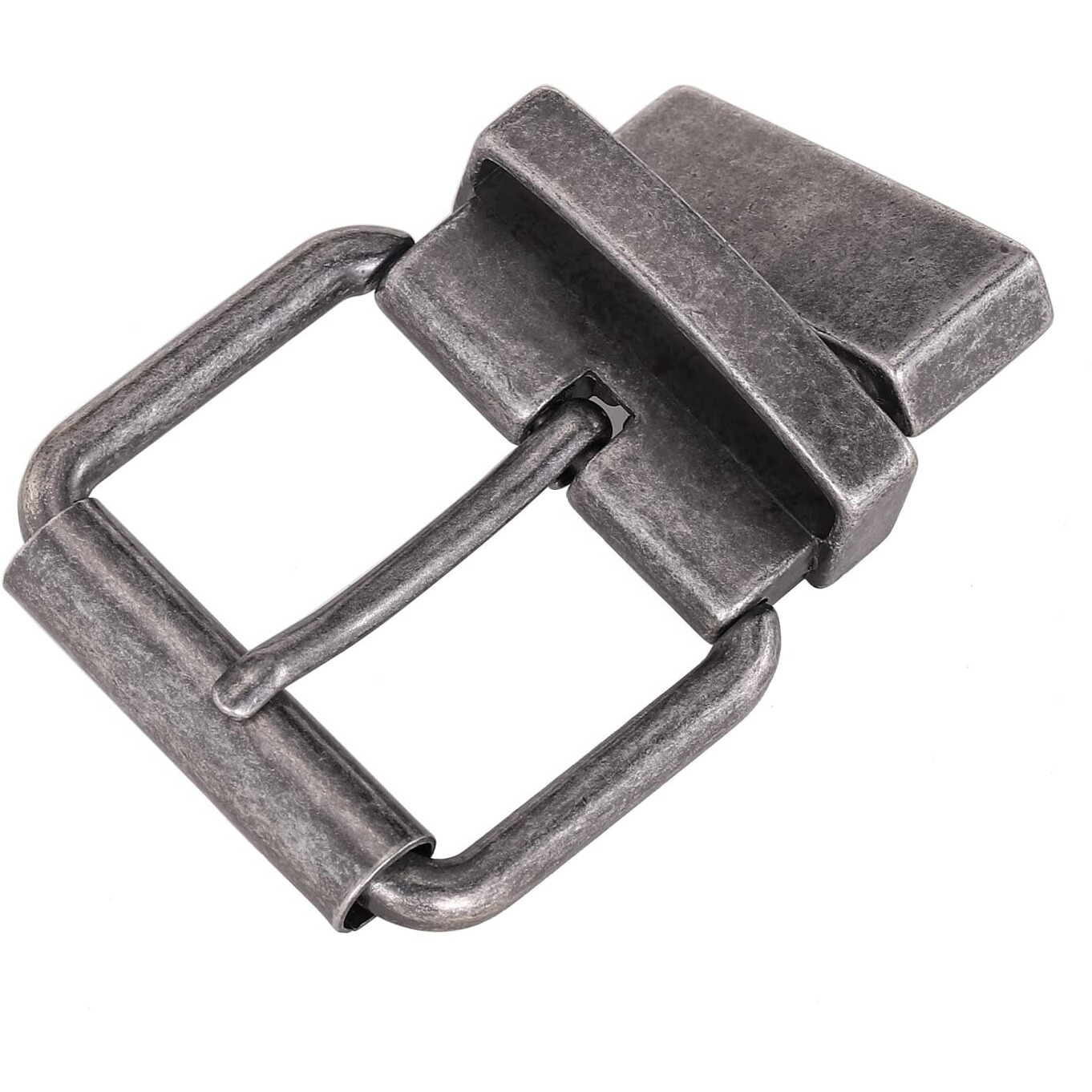 Djcaizyy 1.57"" (38Mm-40Mm) Reversible Belt Buckle Replacement Belt Buckle Antique Silver