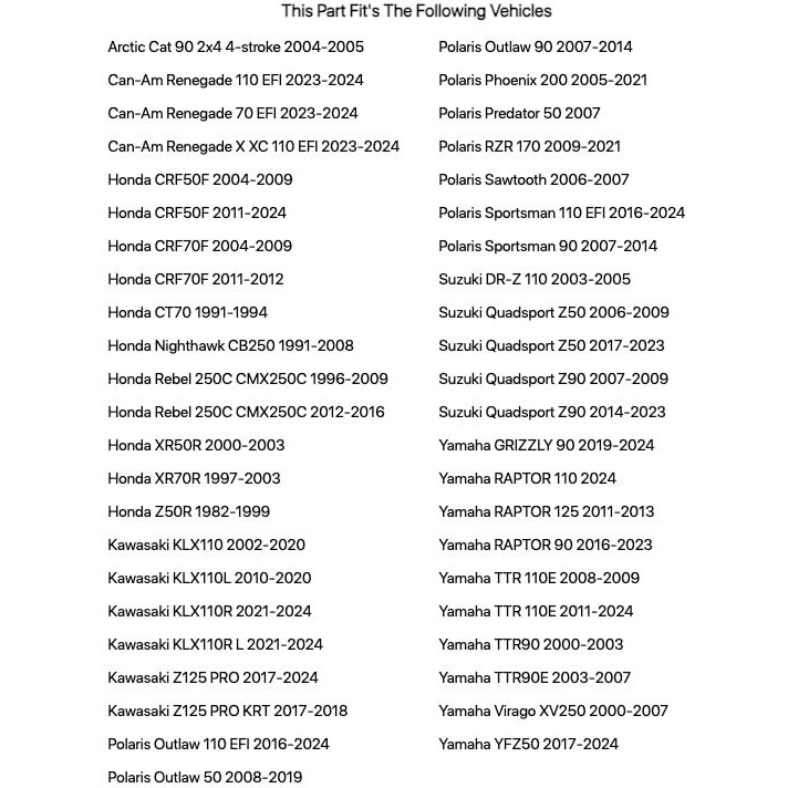 Ngk Resistor Sparkplug Cr6Hsa For Polaris Outlaw 110 Efi 2016-2017