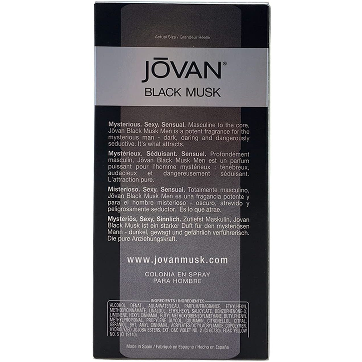 New Item Jovan Jovan Black Musk Cologne Spray 3.0 Oz Jovan Black Musk/Jovan Cologne Spray 3.0 Oz (M)