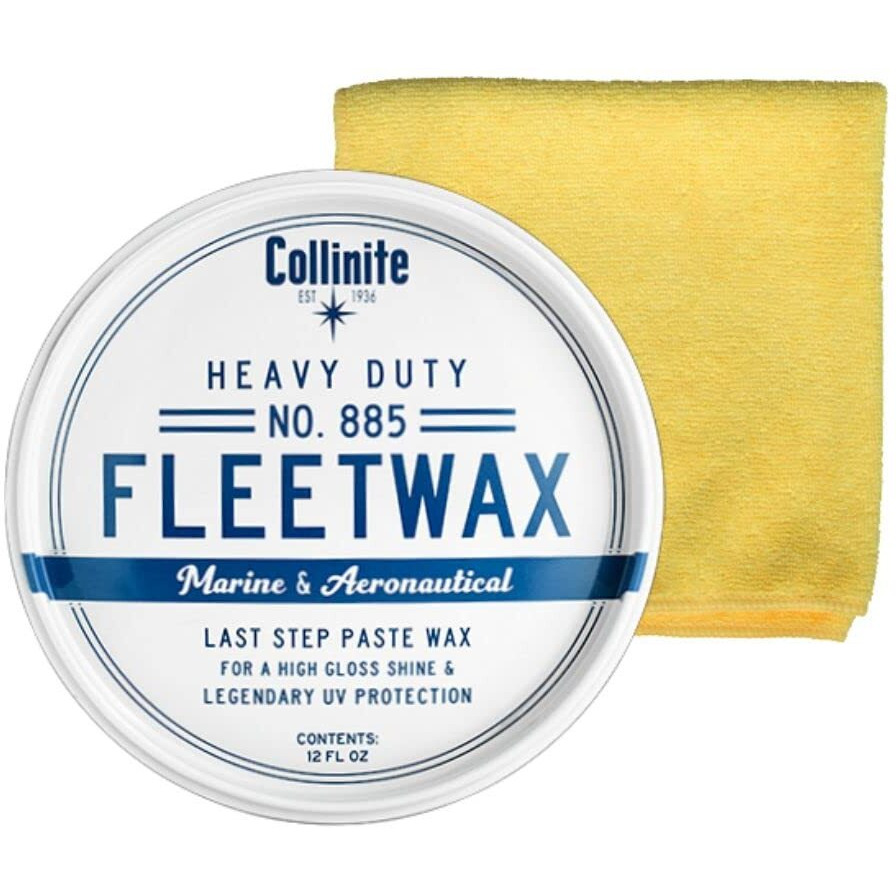 Collinite 885 Heavy Duty Fleetwax Paste And Towel Combo