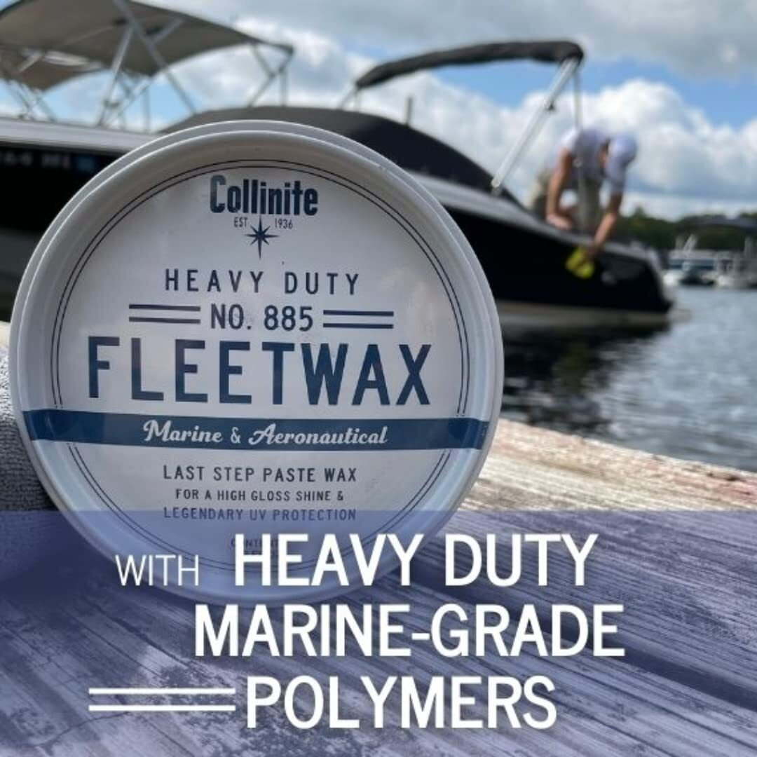 Collinite 885 Heavy Duty Fleetwax Paste And Towel Combo