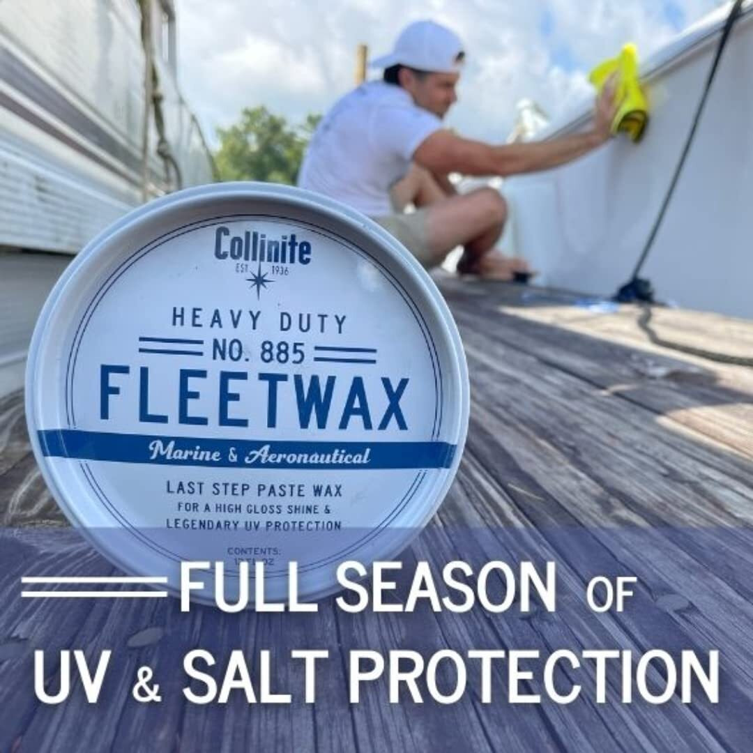 Collinite 885 Heavy Duty Fleetwax Paste And Towel Combo