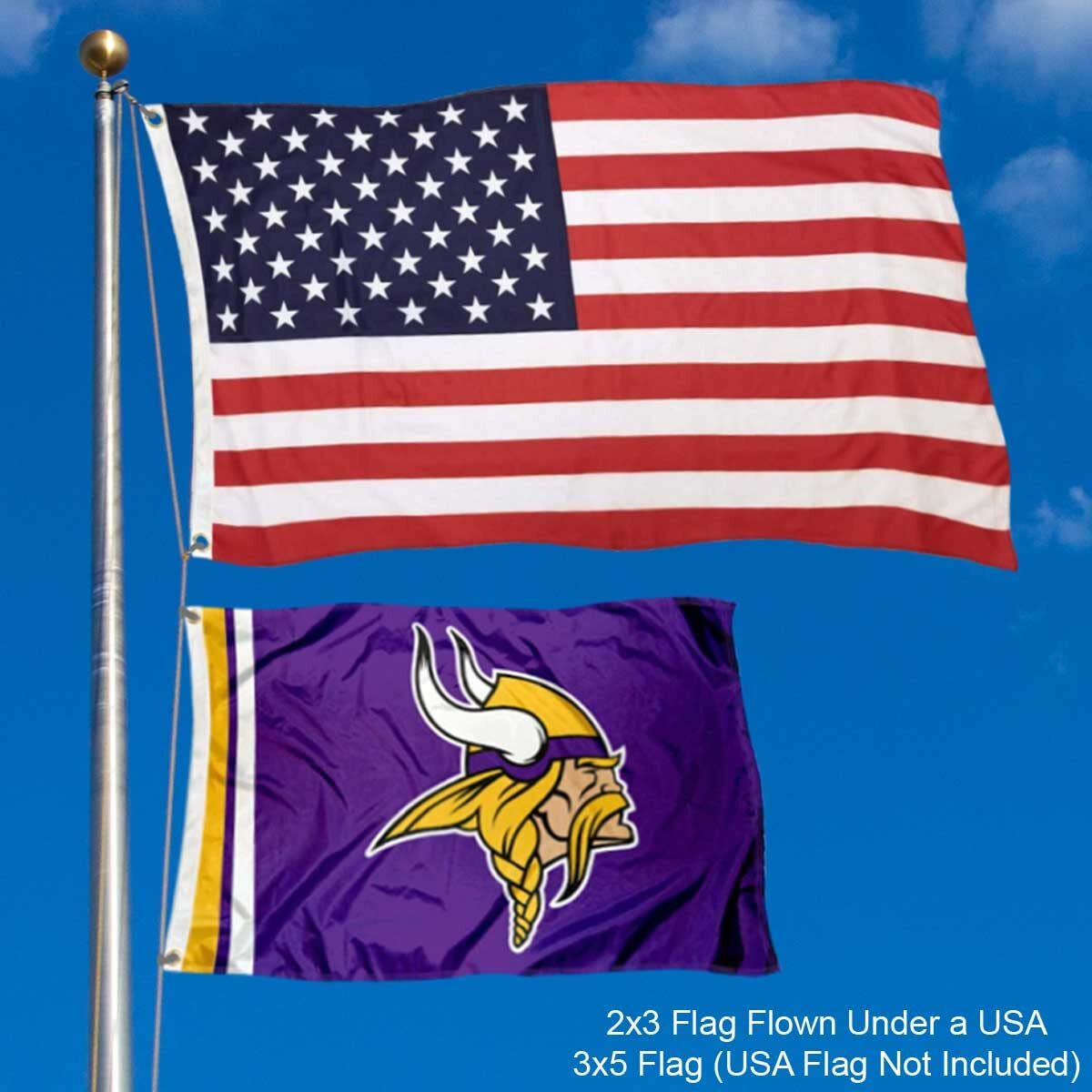 Wincraft Minnesota Vikings 2X3 Feet Flag