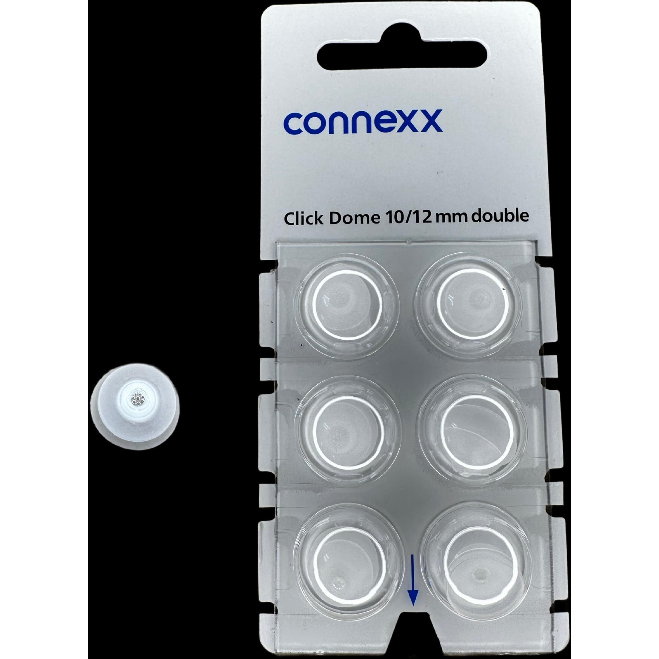 Connexx Accessories Siemens / Rexton Click Domes (6 Domes) New Blister Pack (10/12Mm Double)
