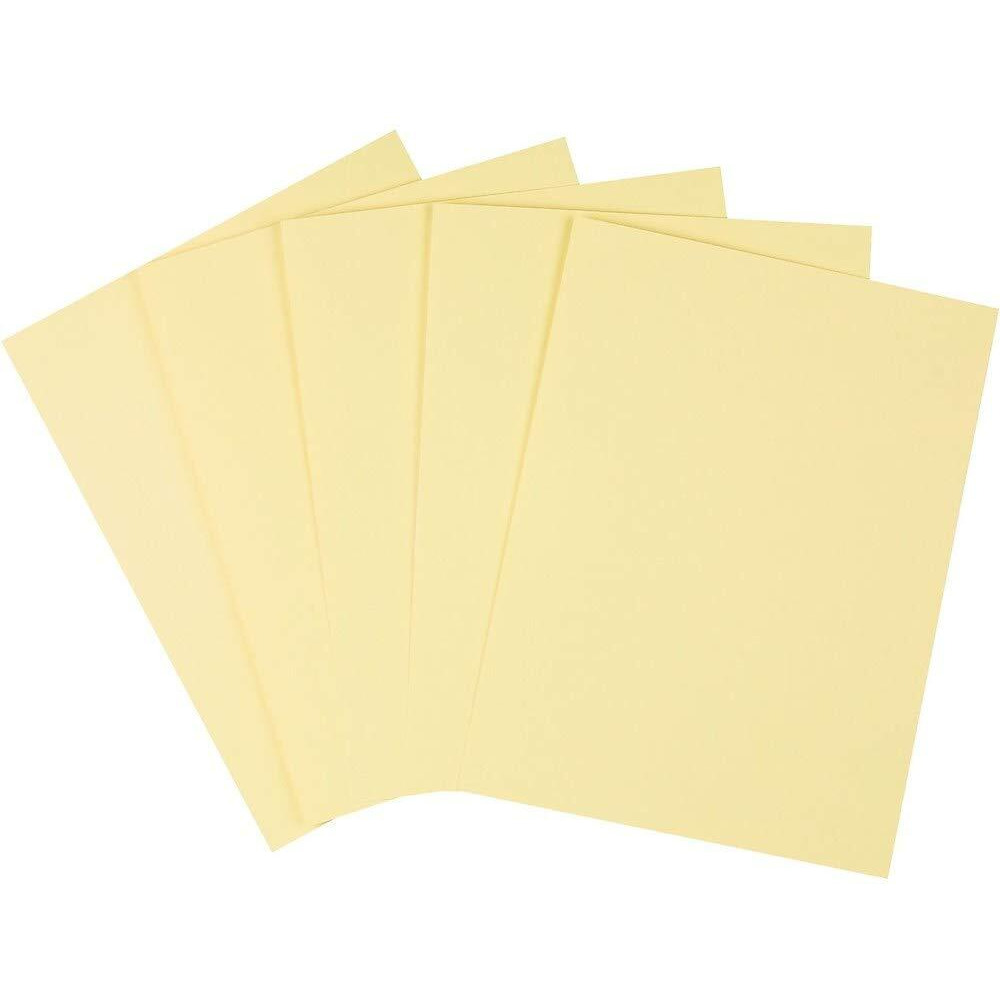 Staples 490948 Pastel Colored Copy Paper 8 1/2-Inch X 11-Inch Canary 500/Ream (14787)