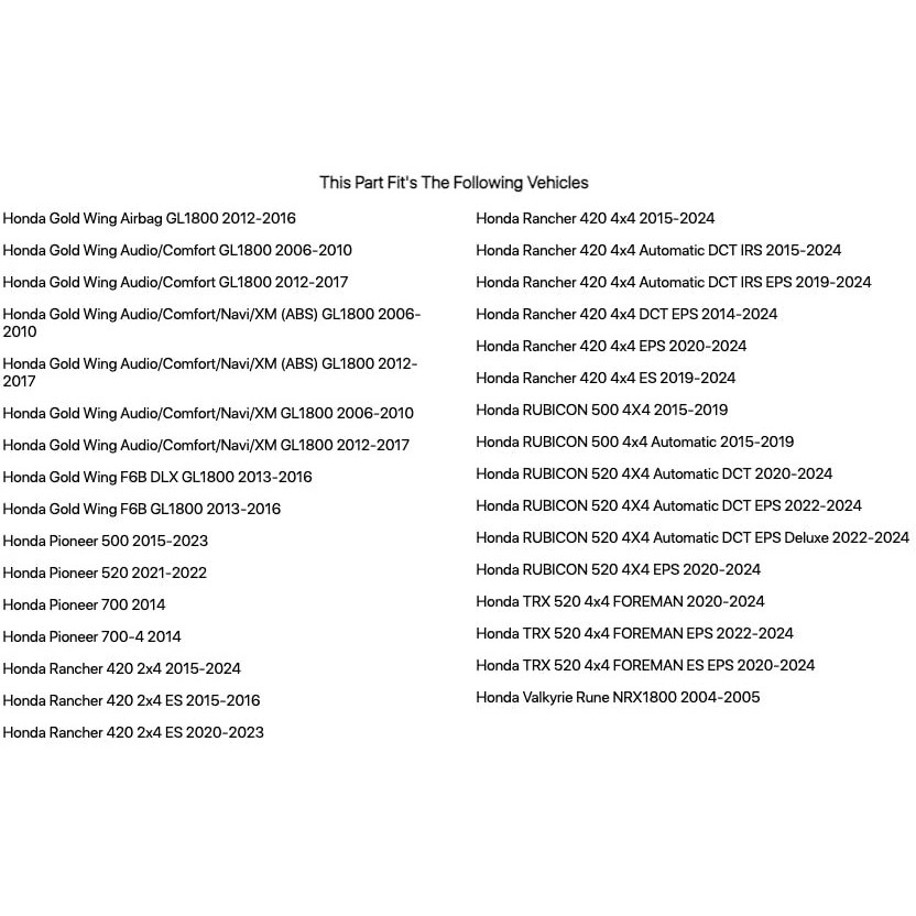 Ngk Resistor Sparkplug Bkr5E-11 For Honda Gold Wing Audio/Comfort/Navi/Xm Gl1800 2006-2010