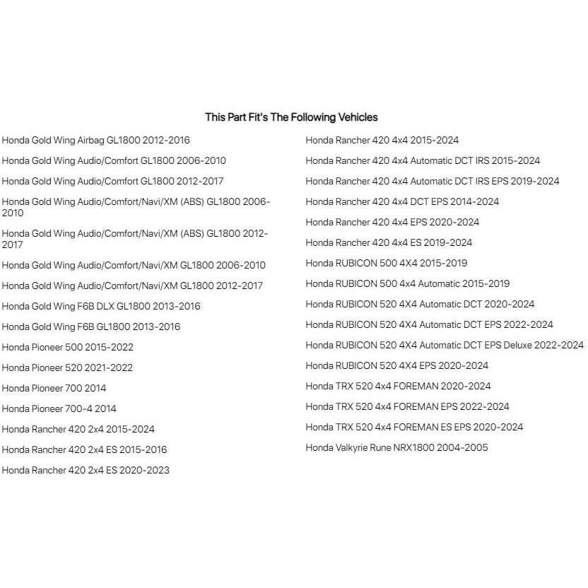 Ngk Resistor Sparkplug Bkr5E-11 For Honda Gold Wing Audio/Comfort/Navi/Xm Gl1800 2006-2010