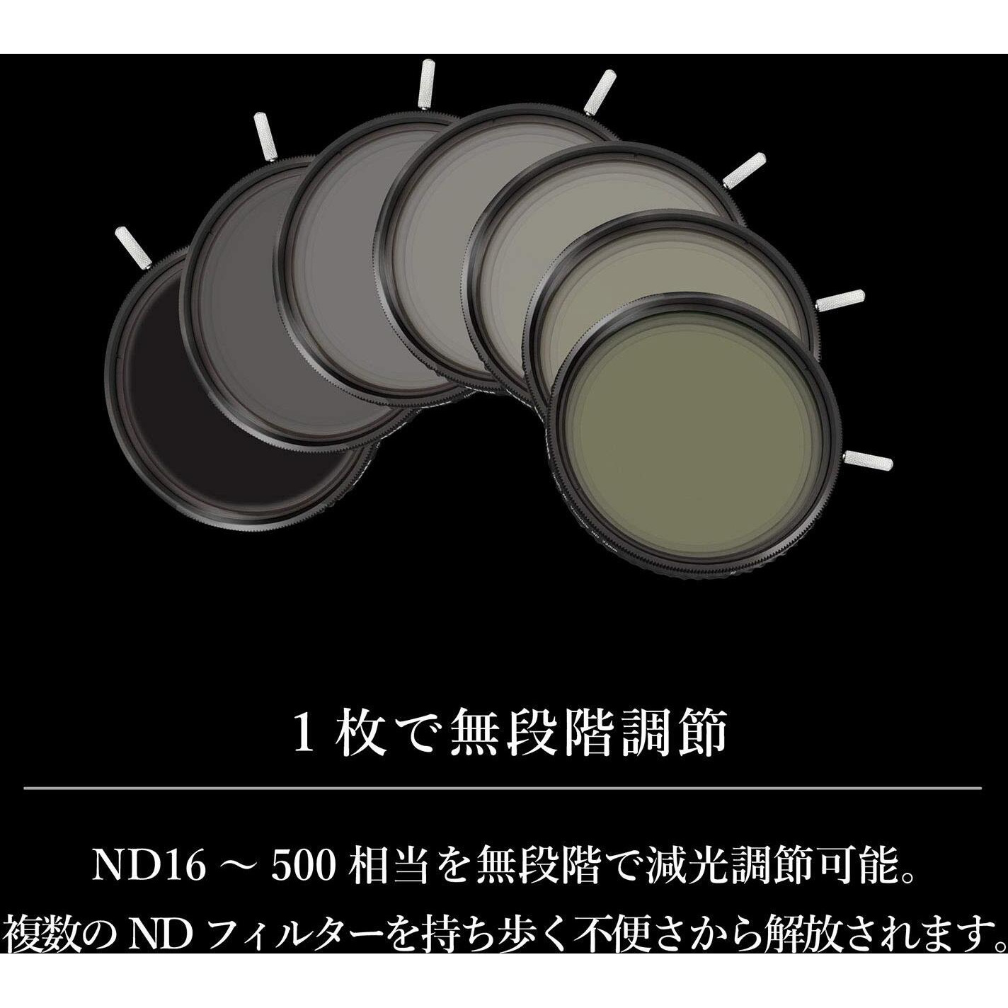 Haida 82Mm Nanopro Variable Neutral Density 1.2 To 2.7 Filter (4 To 9-Stop)