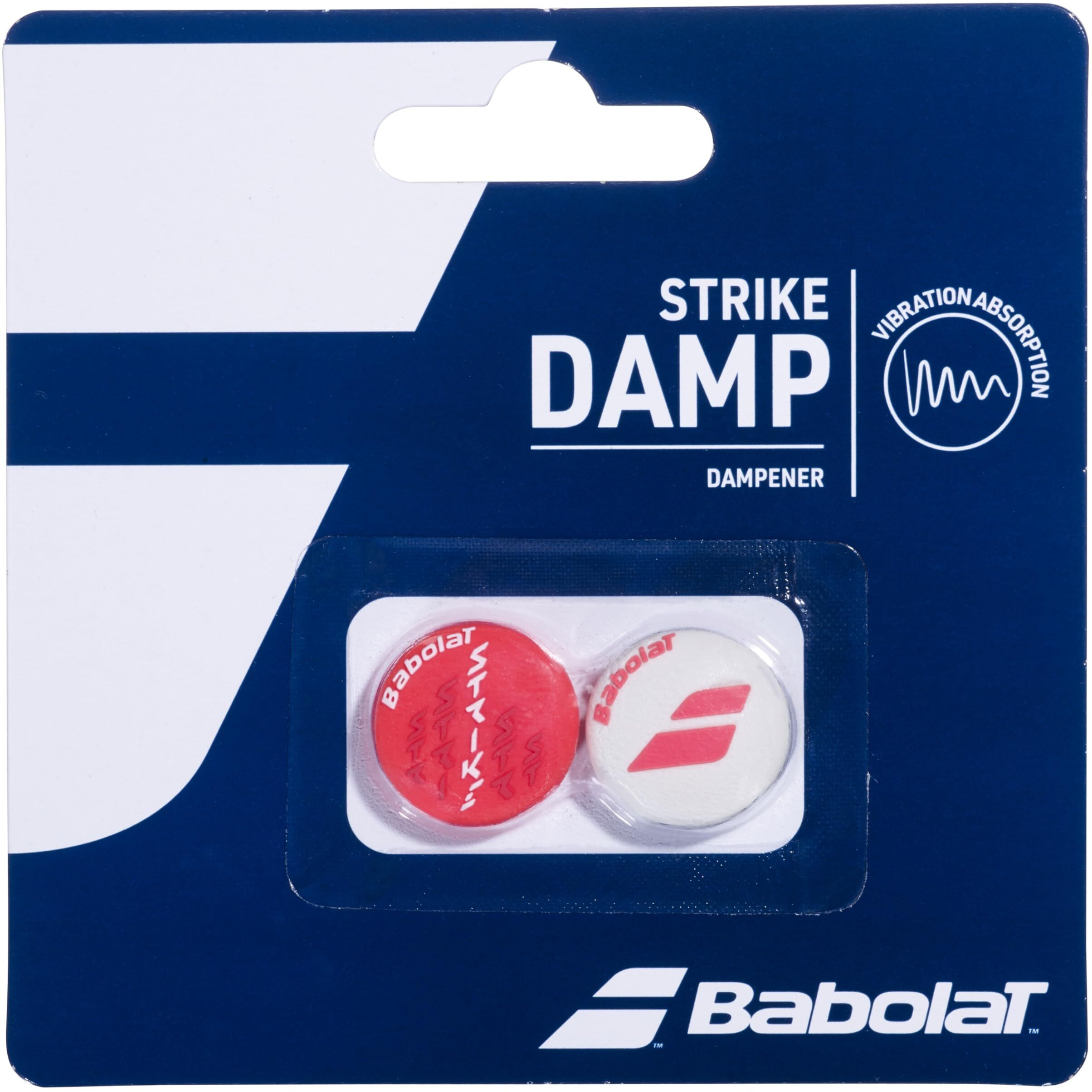 Babolat Pure Strike Damp Vibration Dampener X2 (Red/White)