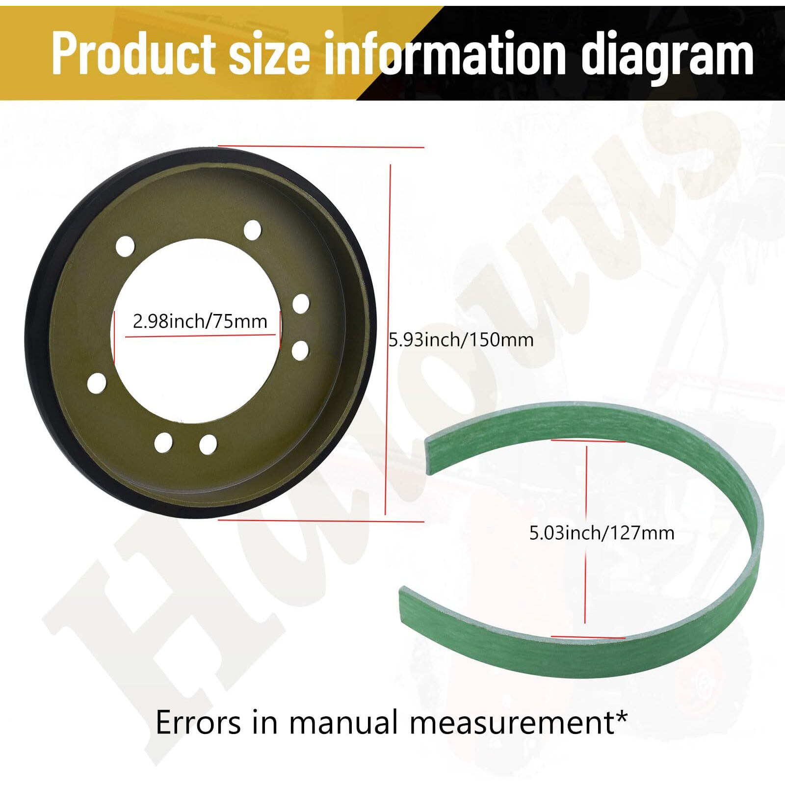 04743700 Friction Wheel/Drive Disc 240-394 Compatible With Ariens Snapper Most Friction Drive Snowblowers/Tractor  Most Friction Drive Rear Engine Riders Mtd Murray Troy Bilt 7600135 7600135Yp 5-3103