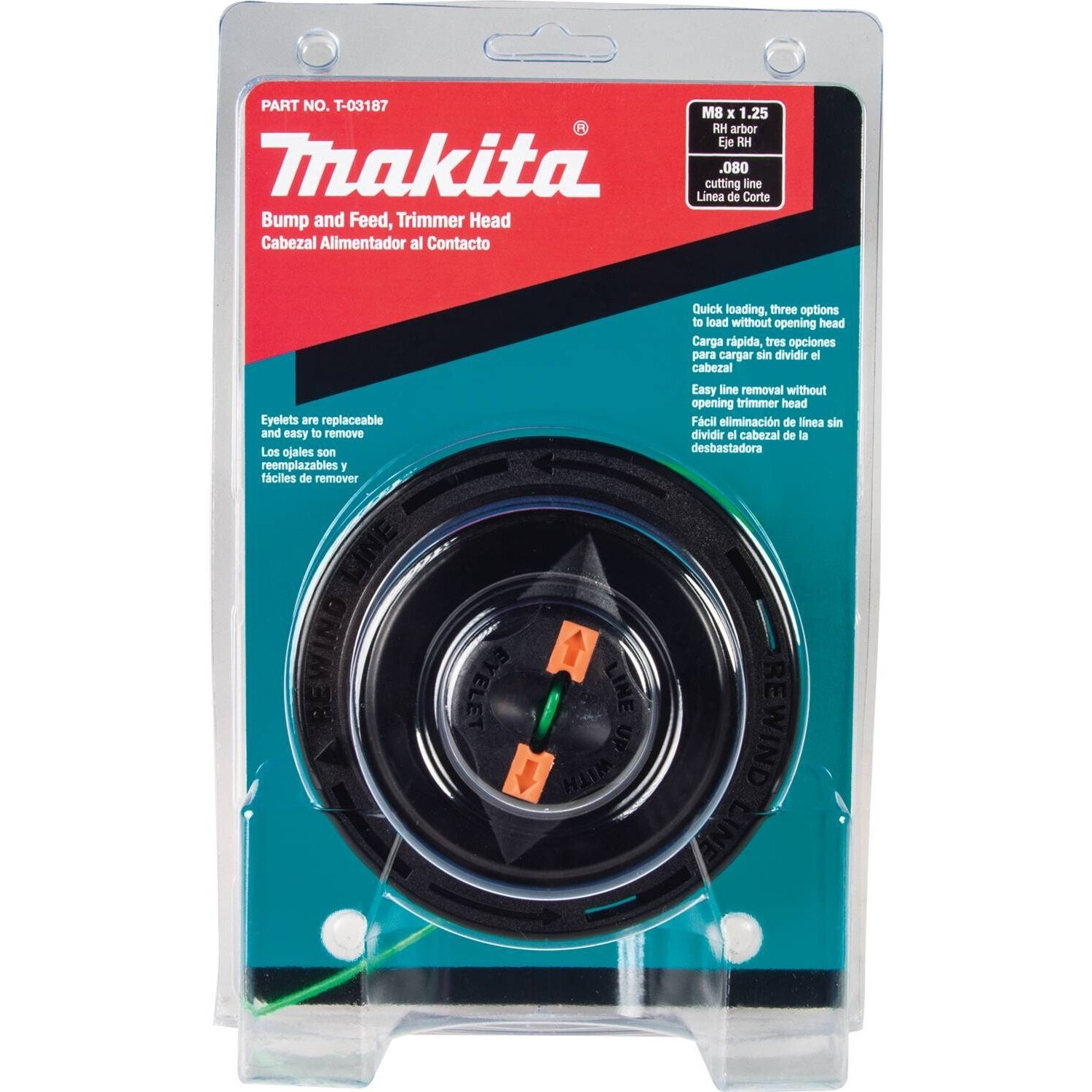 Makita T-03187 Bump And Feed Trimmer Head