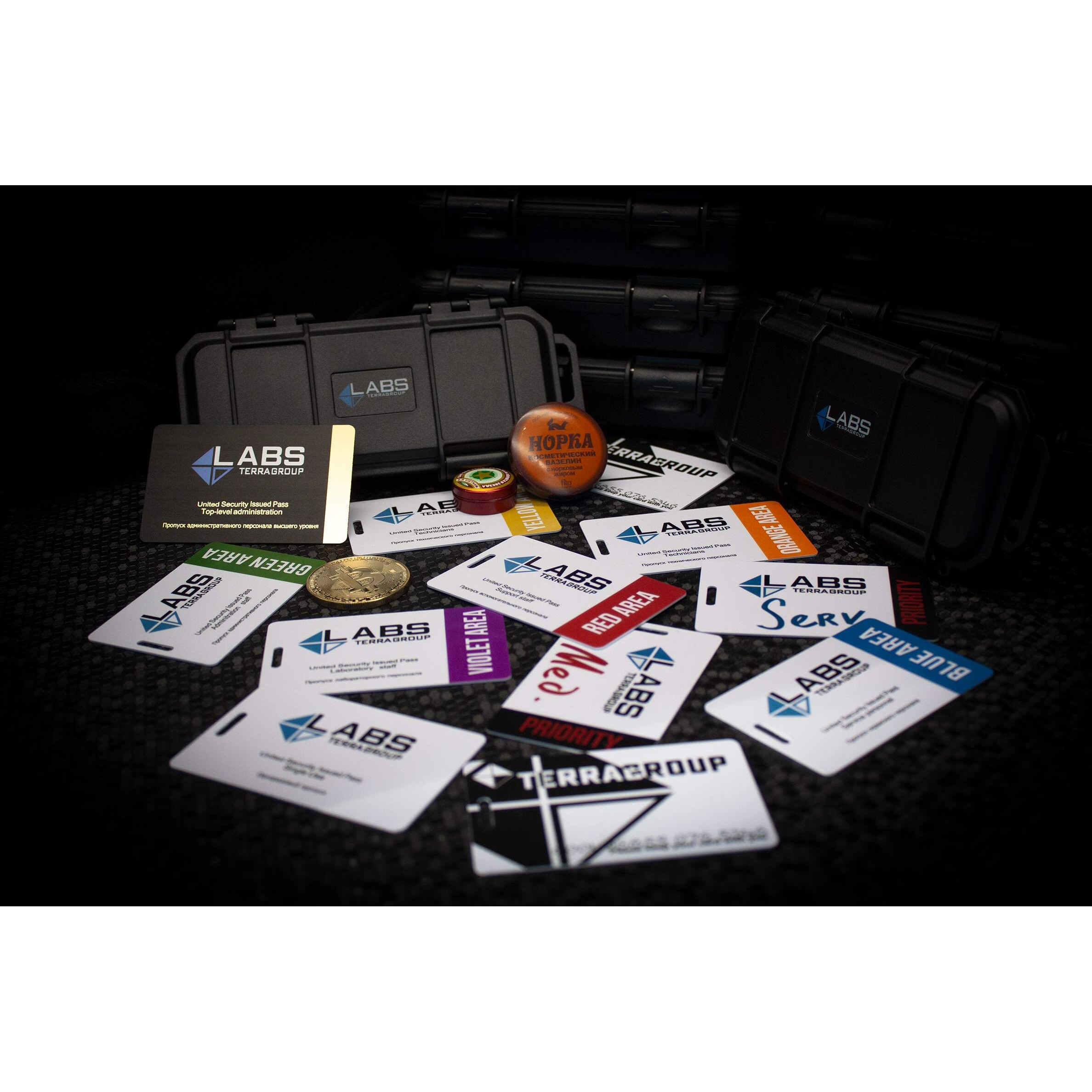 Escape From Tarkov Red Key Card Black Keycard Collection Model Nfsee Tag Card Full Set Large Secure Container2