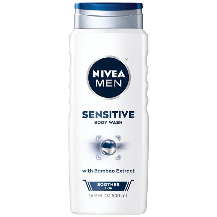 Nivea Men Sensitive 3-In-1 Body Wash 16.9Oz