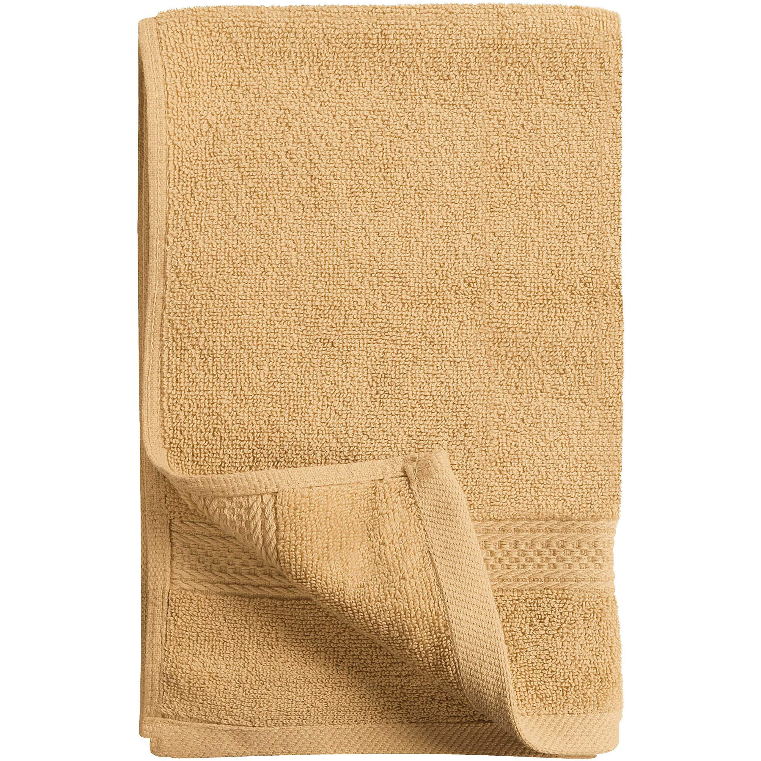 Utopia Towels [6 Pack Premium Hand Towels Set  (16 X 28 Inches) 100% Ring Spun Cotton  Ultra Soft And Highly Absorbent 600Gsm Towels For Bathroom  Gym  Shower  Hotel  And Spa (Beige)
