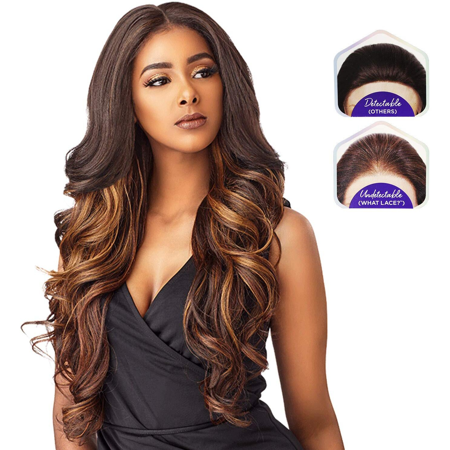Sensationnel Cloud9 What Lace 13"&quotX6"" Swiss Lace Wig - Solana (Burgundy Wine)