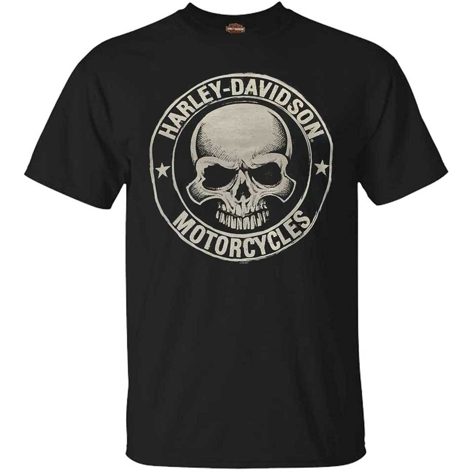 Harley-Davidson Men's H-D Skull Badge Short Sleeve T-Shirt Black. 30298293 X-Large