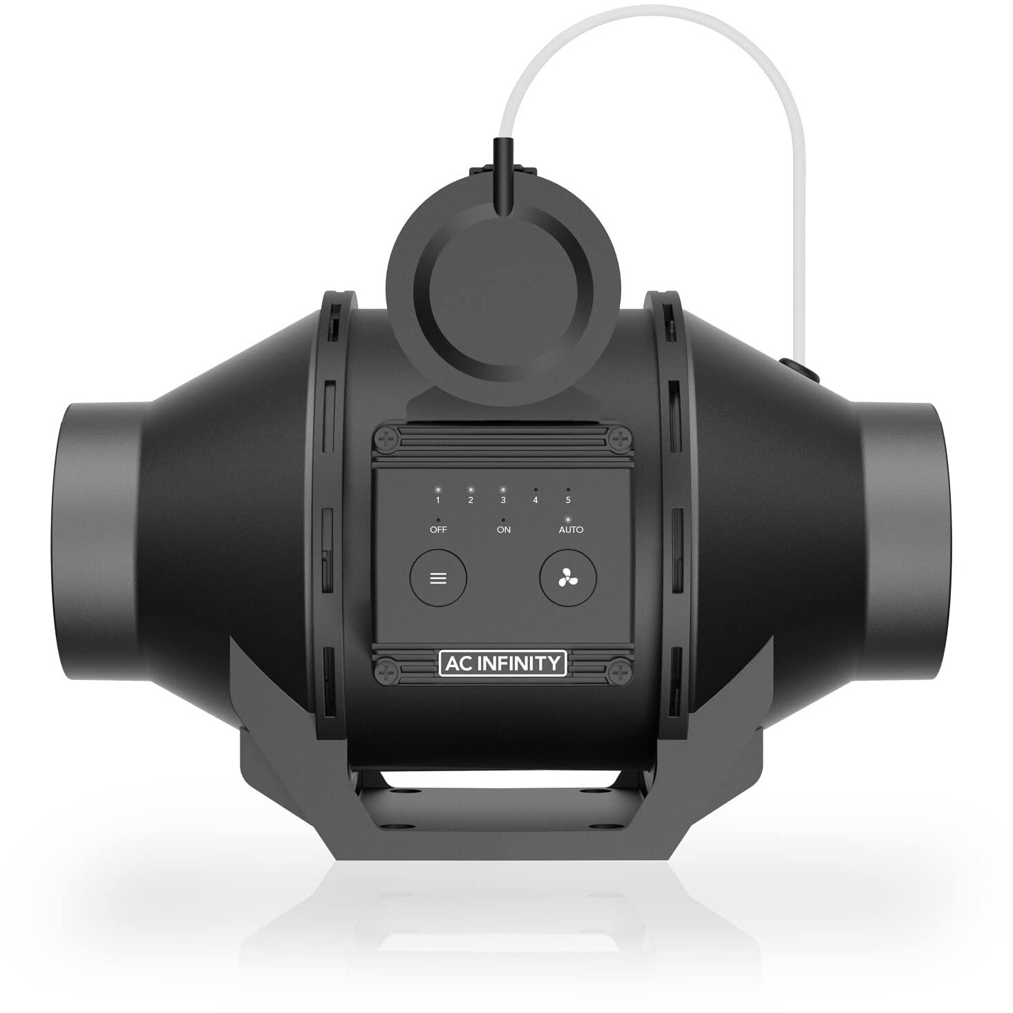 Ac Infinity Automatic Duct Fan 4""  Inline Fan With Differential Fan Pressure Switch  Air Vent Booster Fan For Industrial Hvac Ducting Ventilation Exhaust Systems