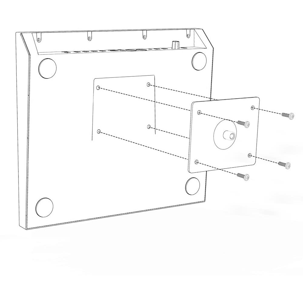 Hxw Pps-75 Electronic Mounting Stand With Plate For Percussion Instruments Sample Pad/Drum Pad