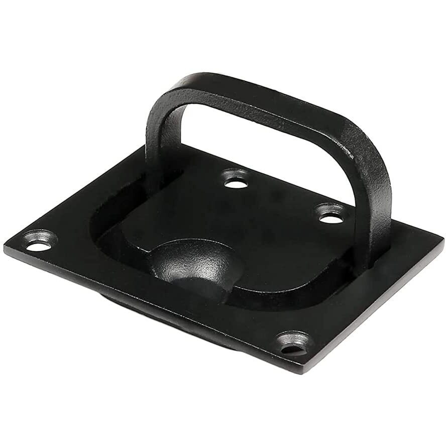 Mizugiwa Boat Ring Hatch Pull Flush Lift  Flush Ring Pull  Marine Grade 316 Stainless Steel Black Color
