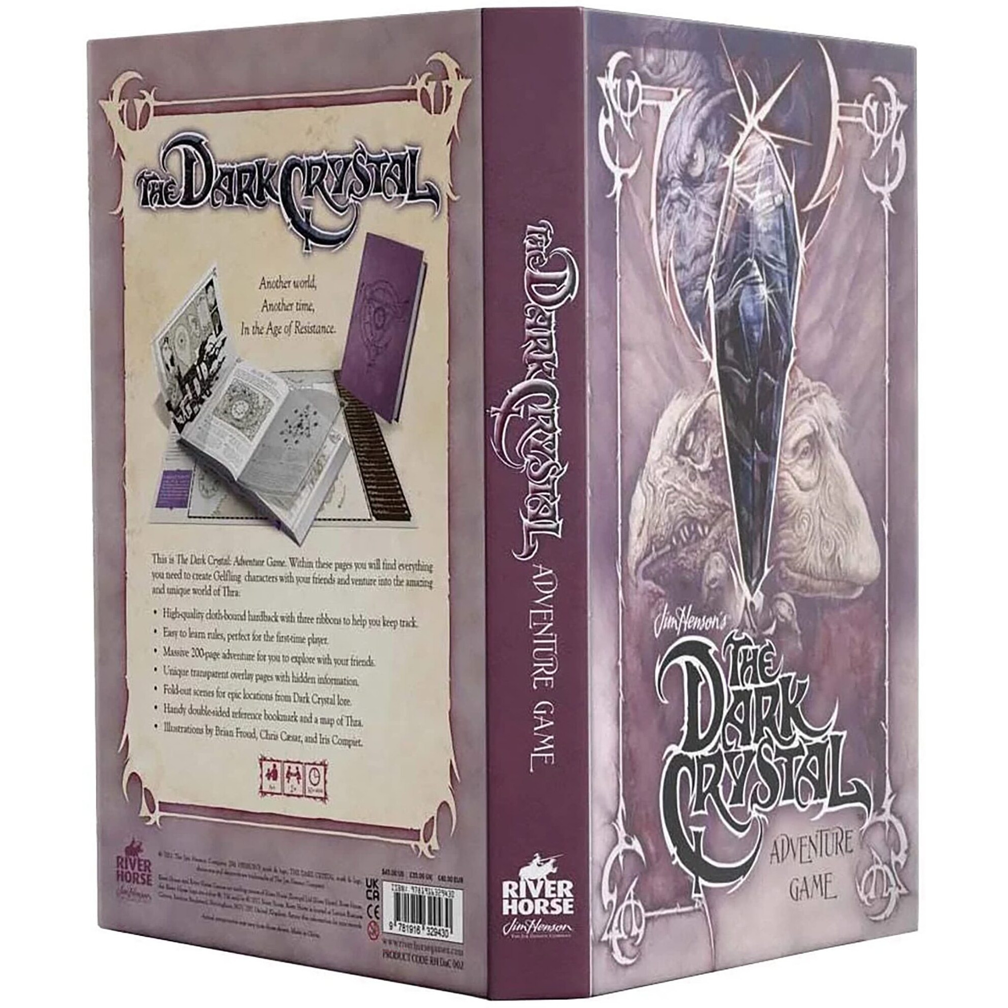 River Horse The Dark Crystal Adventure Game - Rpg Hardcover Book  290+ Full Color Pages  Role Playing Game