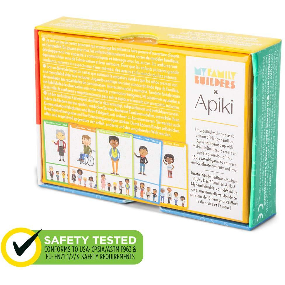 My Family Builders Happy Family Card Game - Encourage Inclusion  Multicultural Diversity & Empathy For 2-4 Players Ages 4+