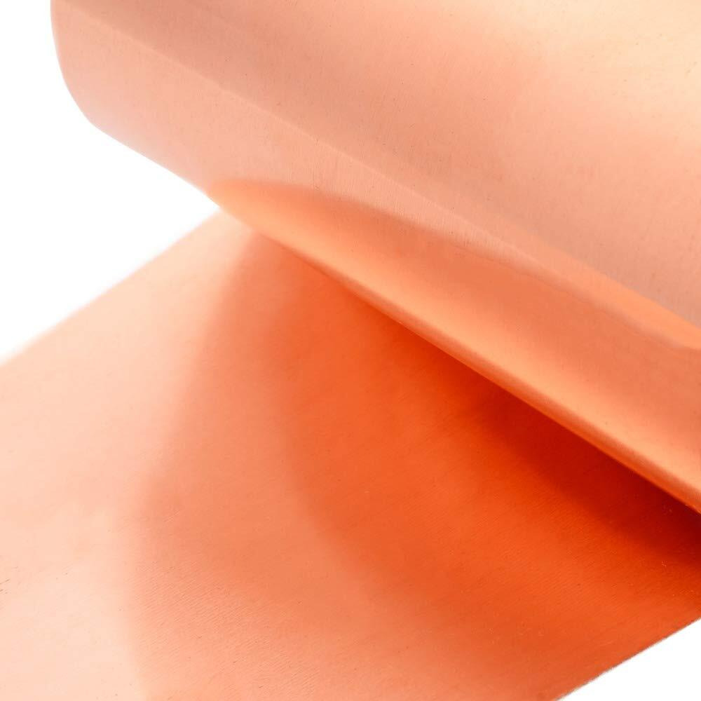 1Pc 0.2Mm Thickness Copper Sheet Roll High Purity Pure Copper Cu Metal Sheet Foil Plate 100Mmx1000Mm