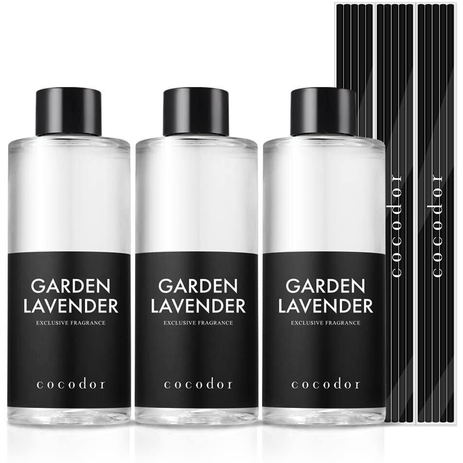 Cocodor Reed Diffuser Oil Refill/Garden Lavender/6.7Oz(200Ml)/3 Pack/Aroma Therapy  Home Fragrance  Scented Oils  Oils For Reed Diffuser  Office DCor  Decoration