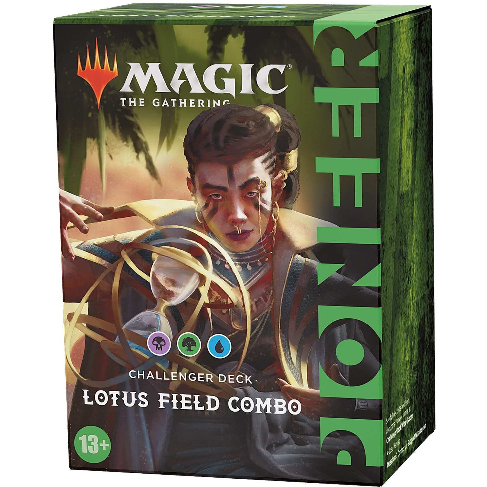 Magic The Gathering Pioneer Challenger Deck 2021 - Lotus Field Combo (Black-Green-Blue)  13+ Years