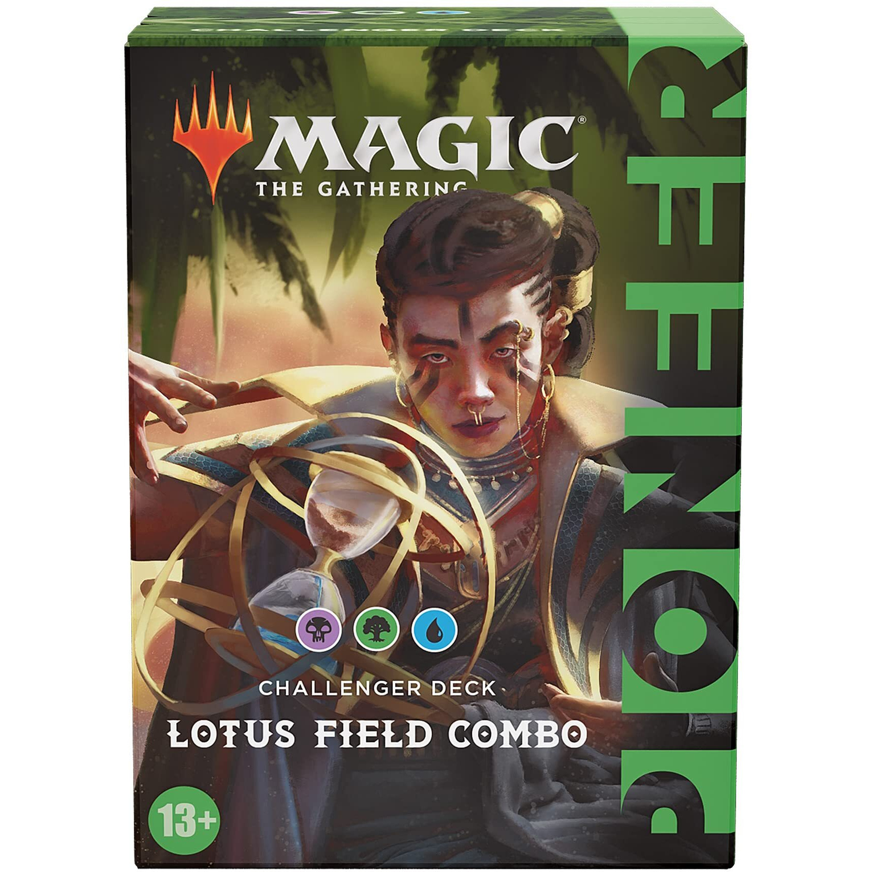Magic The Gathering Pioneer Challenger Deck 2021 - Lotus Field Combo (Black-Green-Blue)  13+ Years