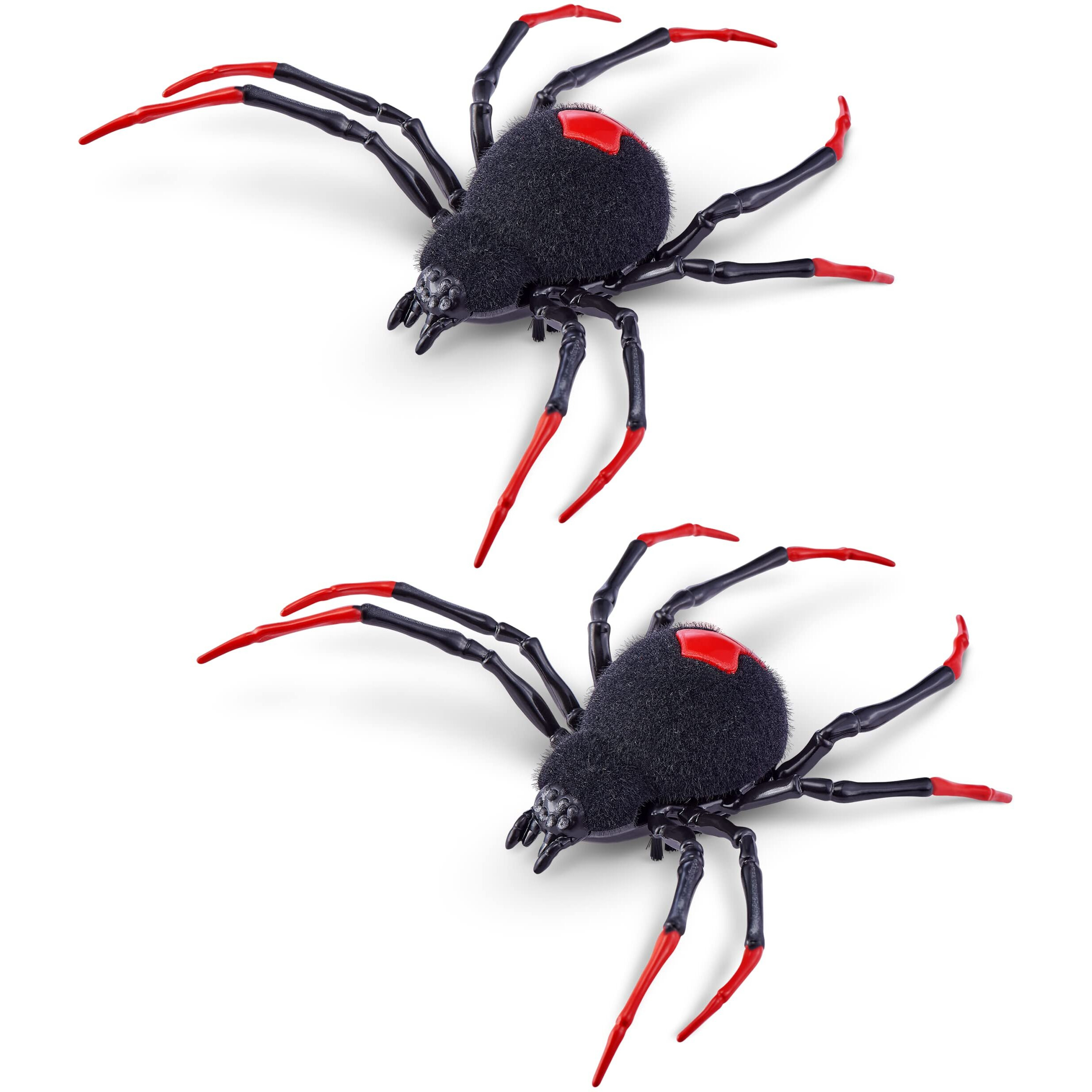 Robo Alive Crawling Spider Glow In The Dark (2 Pack) By Zuru Battery-Powered Robotic Interactive Electronic Spider Toy That Moves And Crawls  Prankst Toys For Boys  Kids  Teens