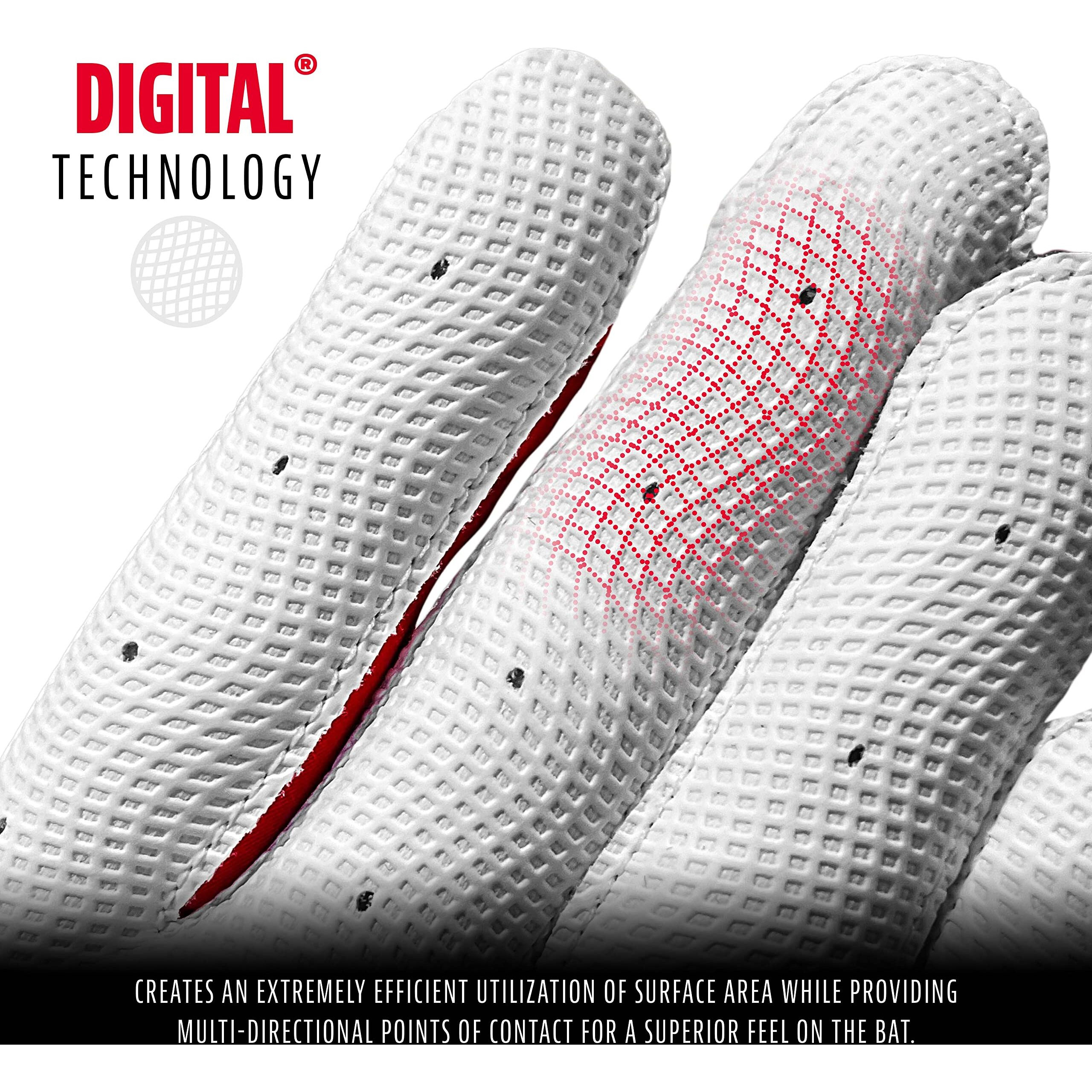 Franklin Sports Mlb - 2Nd Skinz Youth Batting Gloves - Youth Baseball Batting Gloves - Youth Xxs Navy - Extra Extra Small