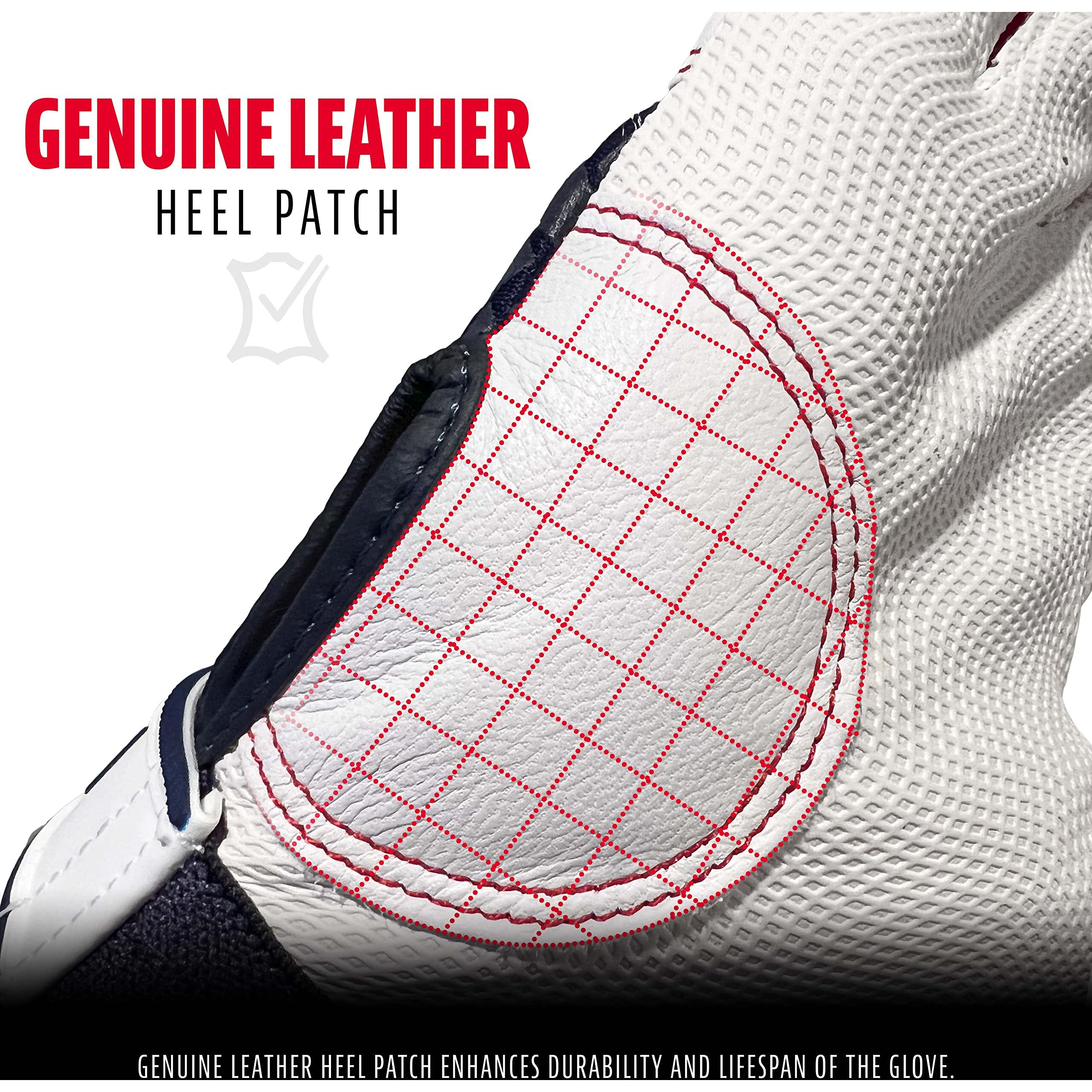 Franklin Sports Mlb - 2Nd Skinz Youth Batting Gloves - Youth Baseball Batting Gloves - Youth Xxs Navy - Extra Extra Small