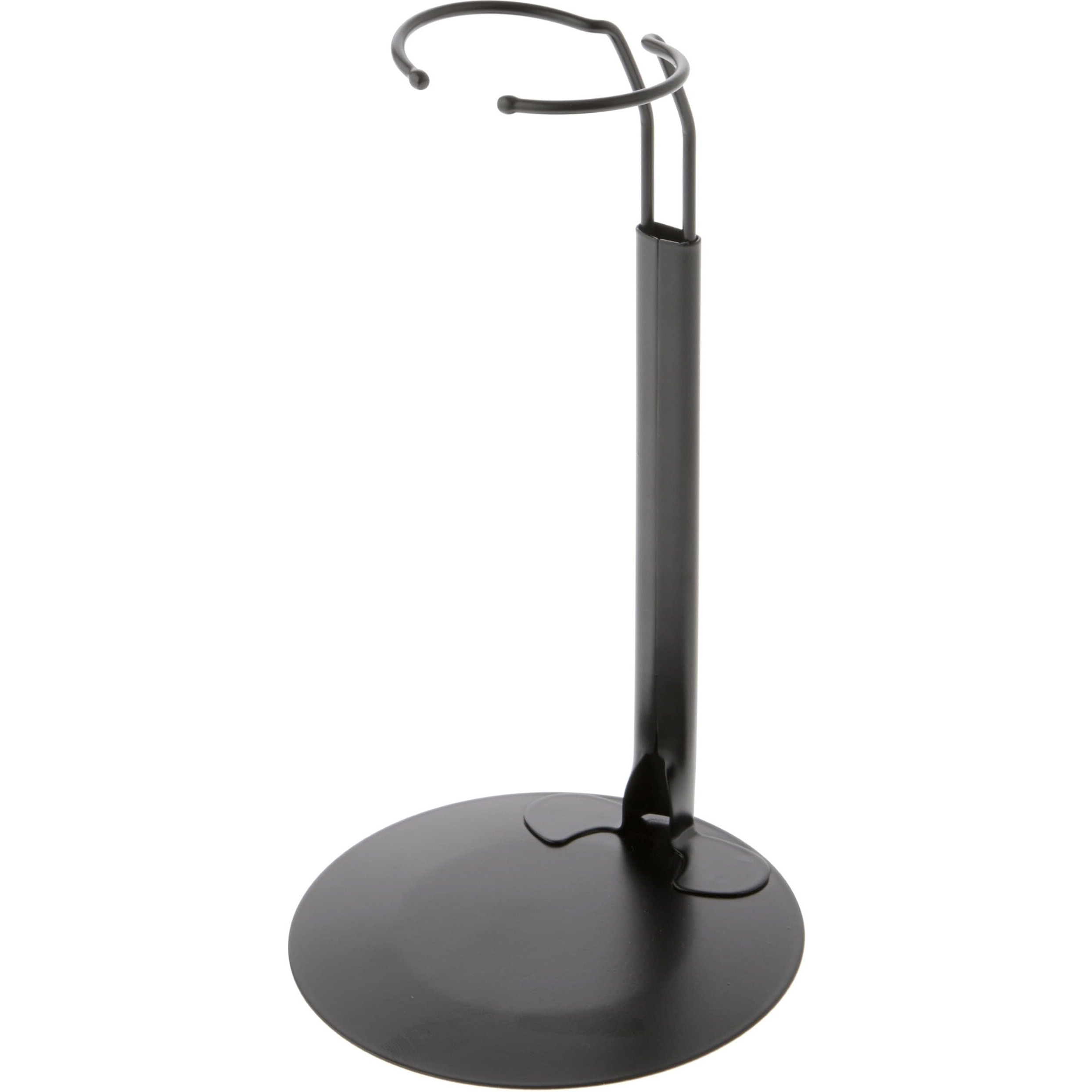 Plymor Dsp-70B Black Adjustable Doll Stand  Fits 12  13  14  15  16  And 17 Inch Dolls Or Action Figures  Waist Is 2.25 To 2.75 Inches Wide  6 To 8 Inches Around