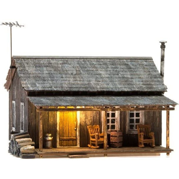 Woodland Scenics Br4955 N B/U Rustic Cabin