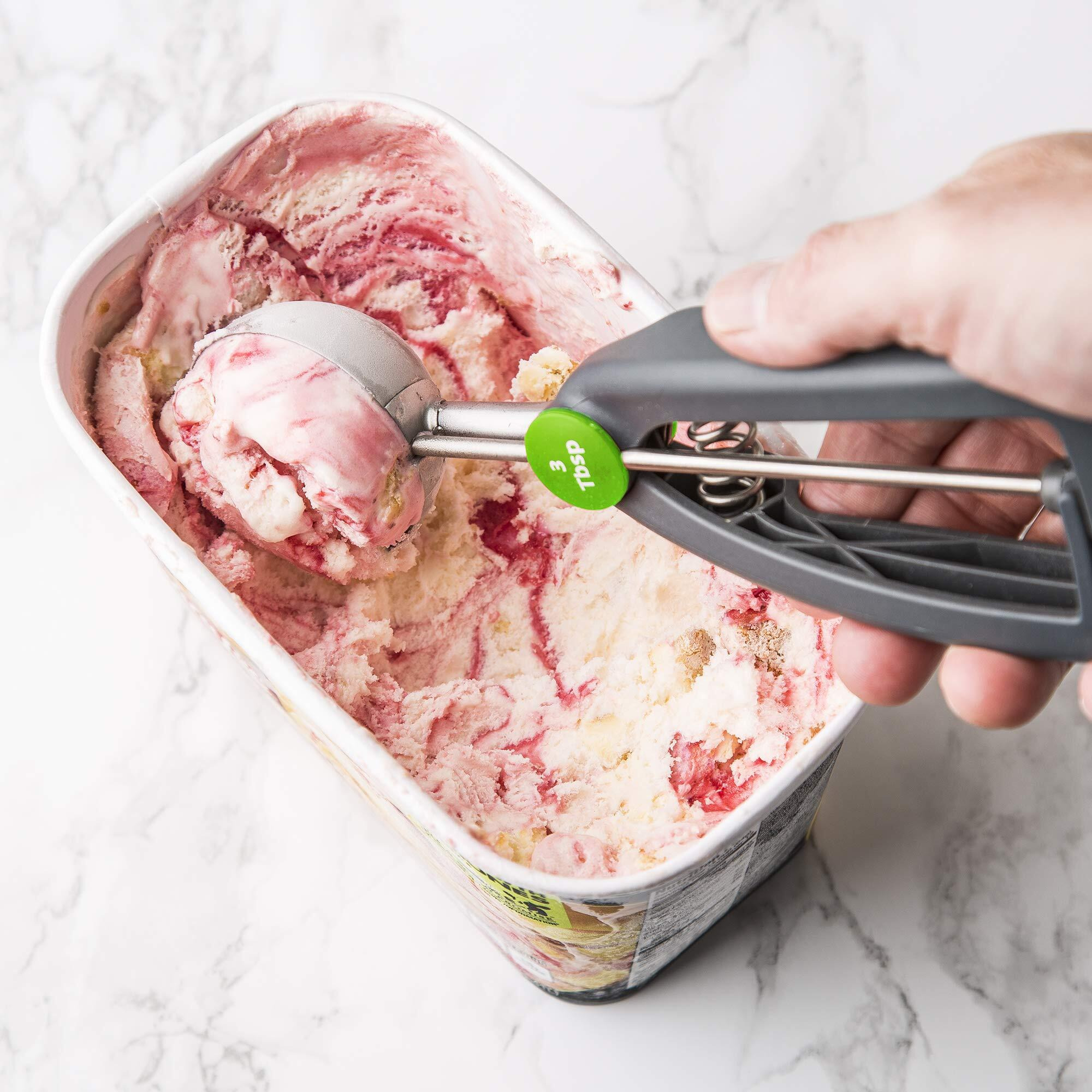 Prep Solutions By Progressive Quick Release Cookie Scoop - 3 Tbsp. Gray