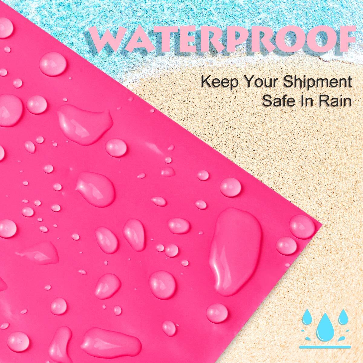 Ucgou Poly Mailers 10X13 Inch Hot Pink 100 Pack Shipping Bags 4 Strong Mailing Envelopes Boutique Packaging Postal Self Seal Adhesive Waterproof And Tear Proof Small Business For Clothes Books