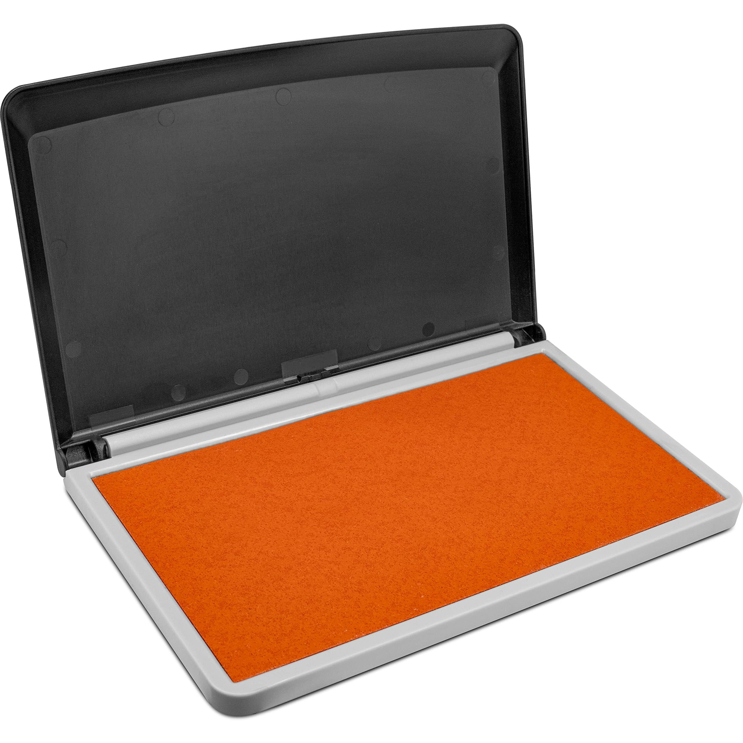 Maxmark Large Premium Orange Ink Stamp Pad - 3.5"" X 6.25"" - Quality Felt Pad
