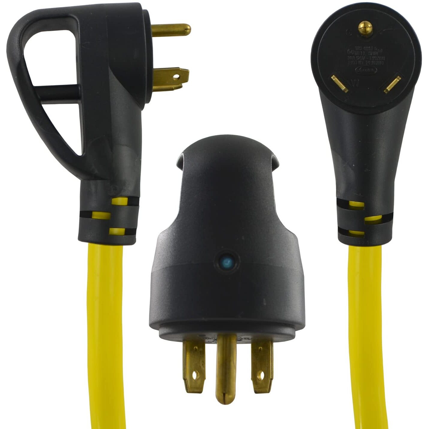 Conntek 15358-Ec0Re 1.5Ft Ergo Grip Adapter Cord Rv Tt-30P To Tt-30R Cruiser Rv Style
