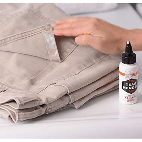 Tear Mender Instant Fabric And Leather Adhesive  32 Oz Container  Tg-32