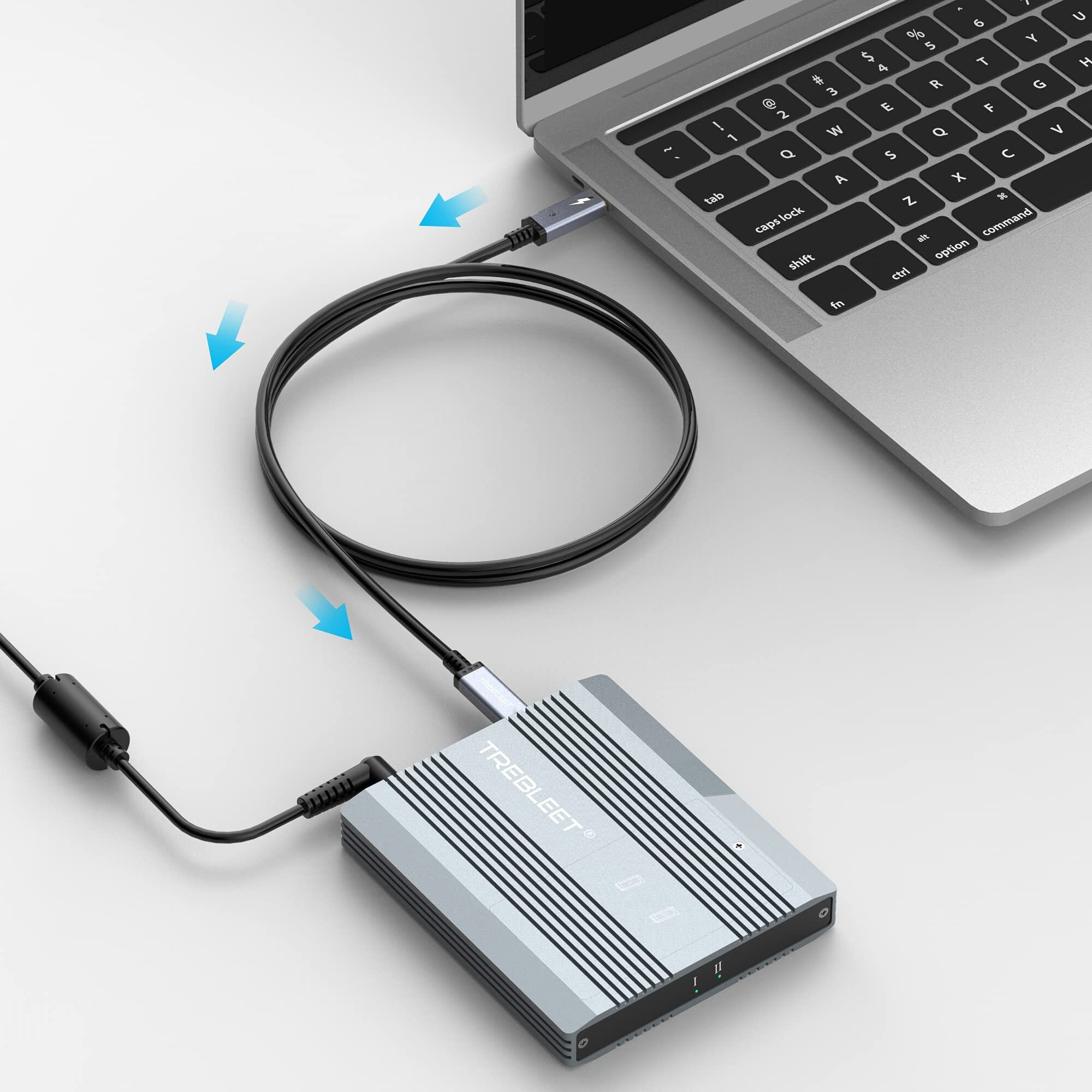 Trebleet 15Ft (4.5M) Usb4 Cable Compatible With Thunderbolt 3 Cable  Super Long Size 100W 20Gbps Usb4 Cable Compatible With Thunderbolt 3 (Usb C) Hub  Adapter  Devices  20V/5A