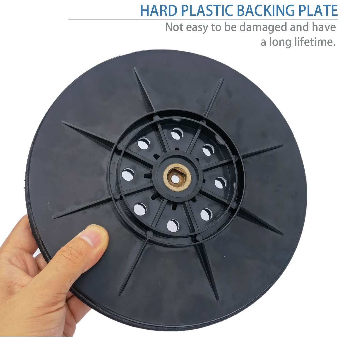 9 Inch 8 Hole Drywall Sanding Pad For Drywall Sander  Replacement Backing Pad Used With Hook And Loop Grinding Polishing Sanding Disc