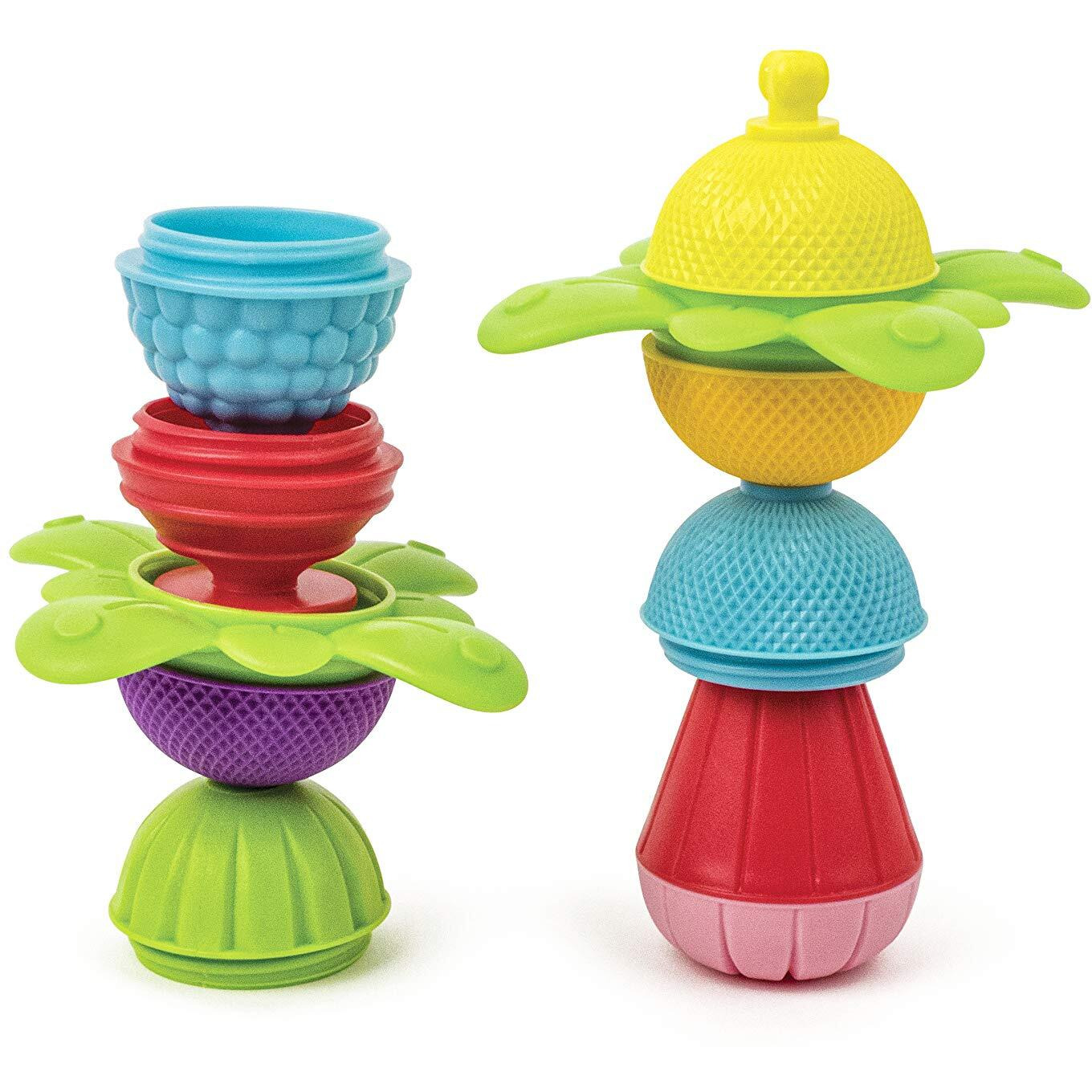 Lalaboom Bucket Set - 19 Piece Educational Baby Pop Beads And Accessories - Ages 10 Months To 3 Years - Bl210