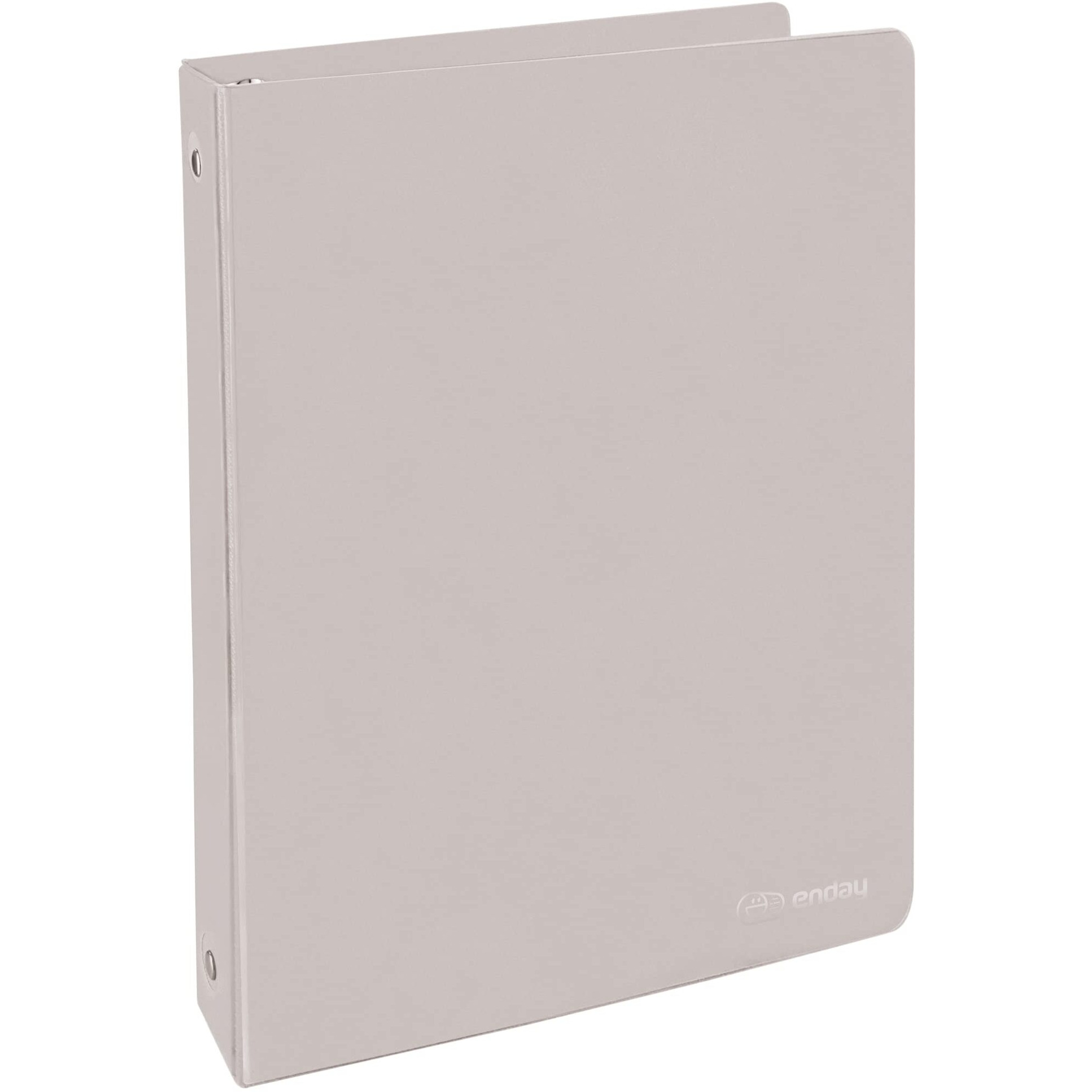 1 Inch 3 Ring Binder 1  Binder Grey Clear View Cover With 2 Inside Pockets  Colored School Supplies Office And Home Binders - By Enday