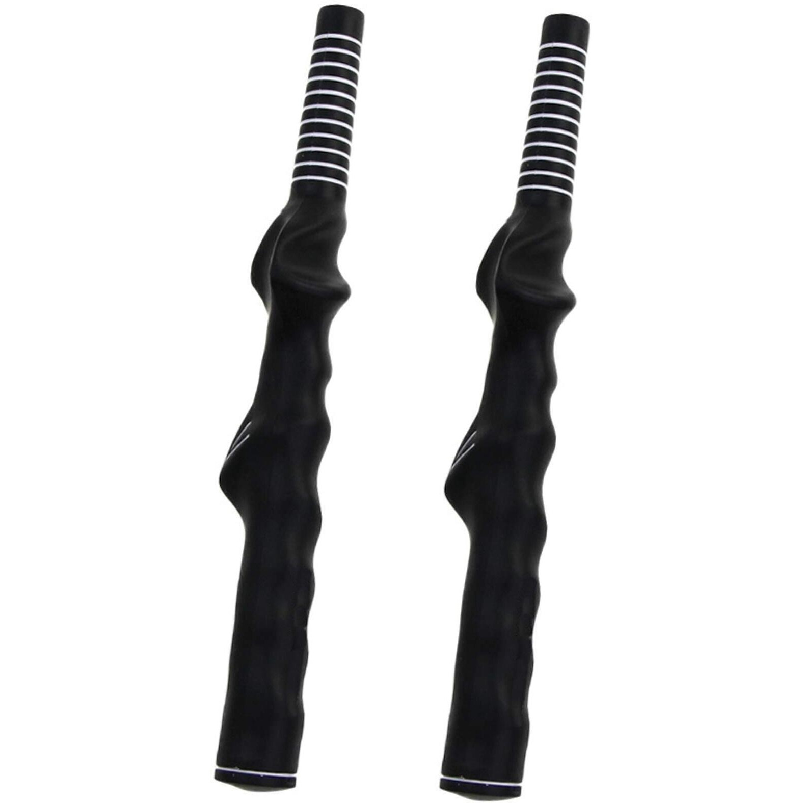 Lertree 2Pcs Left-Hand Golf Training Grip Golf Club Grip Lh Practice Aid Golf Swing Trainer Accessories